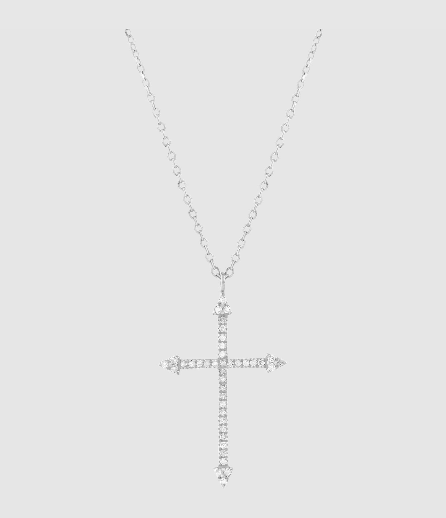 Collier Battista Diamants Or Blanc 