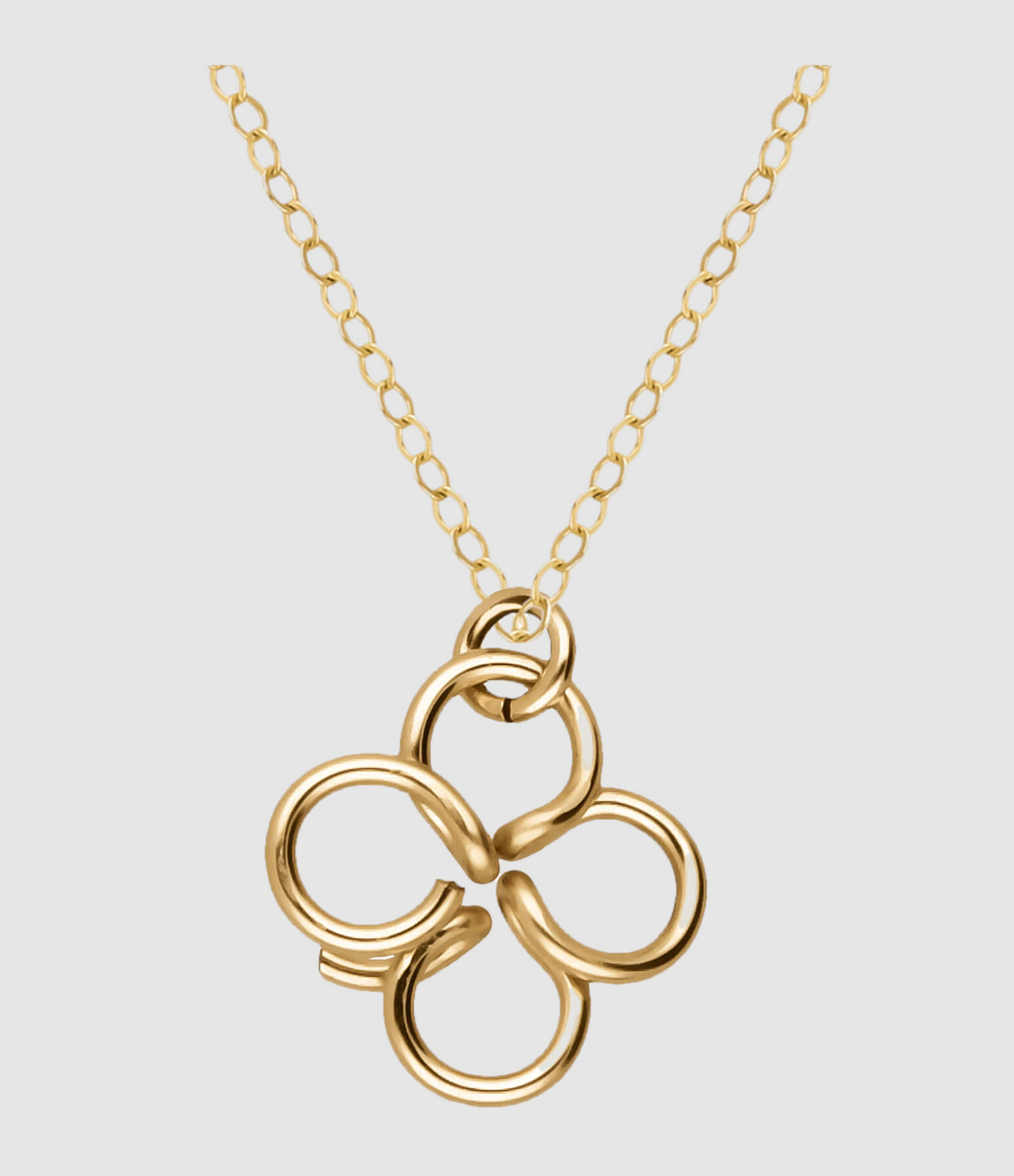 Collier Lucky One Trèfle Gold Filled, Collection Charms