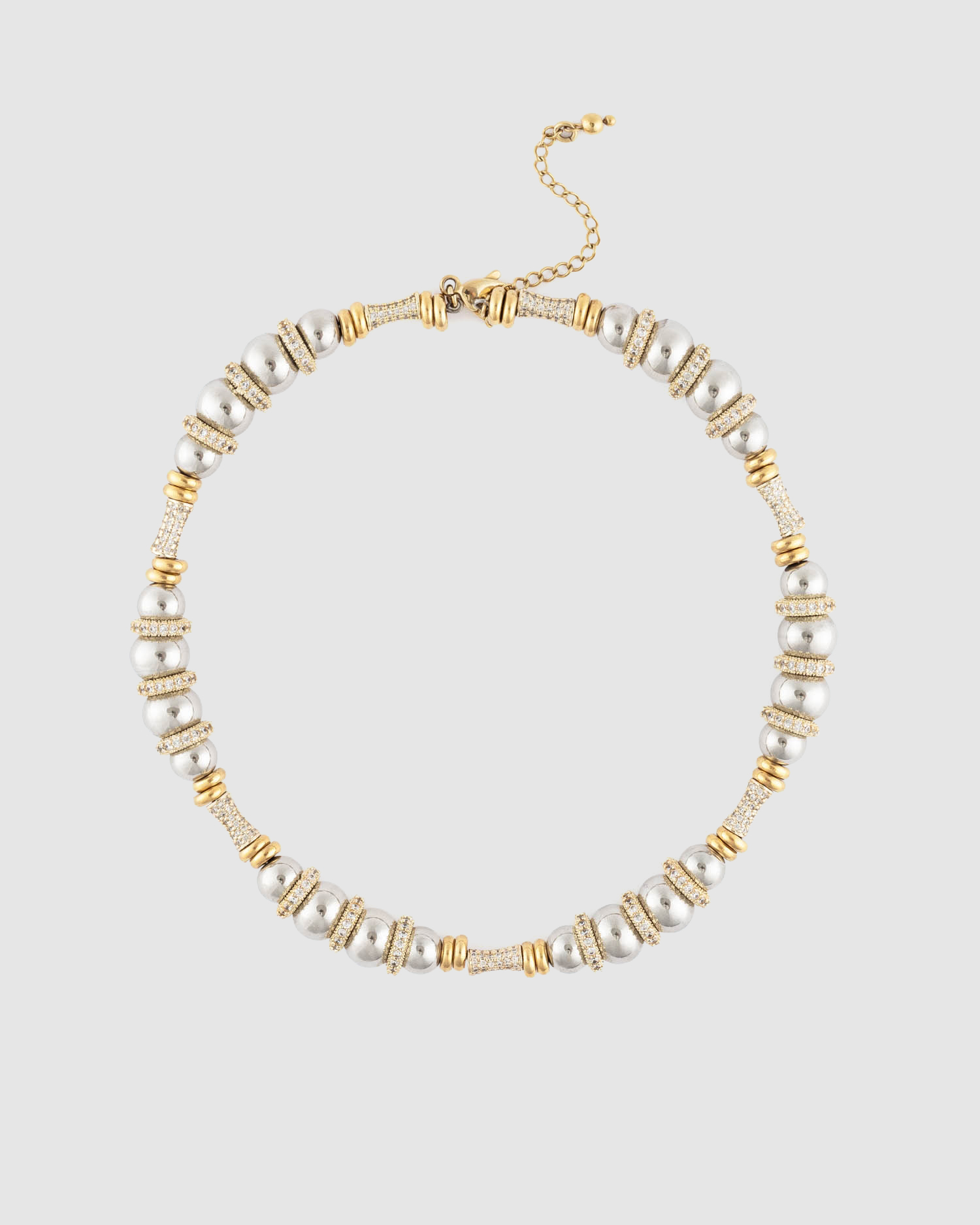 Collier Meritaten Or Argent