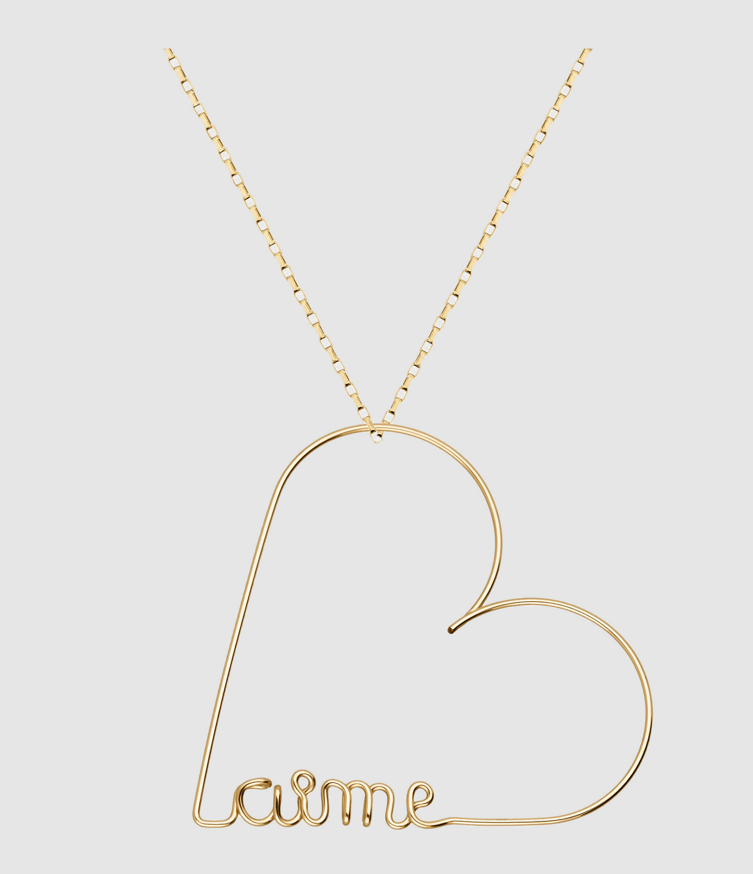 Collier Mini Cœur Aime Gold Filled