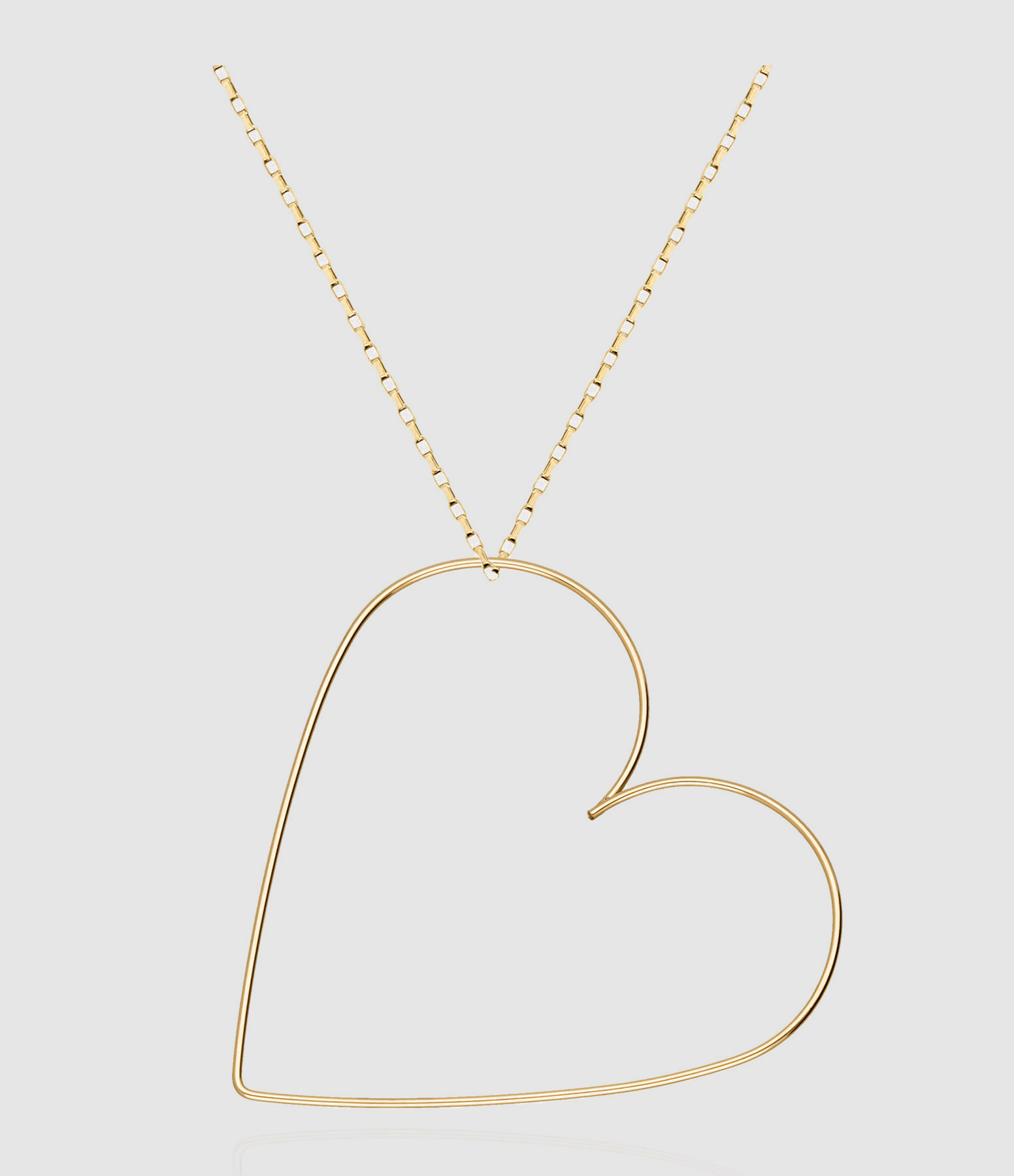 Collier Cœur Nude Gold Filled