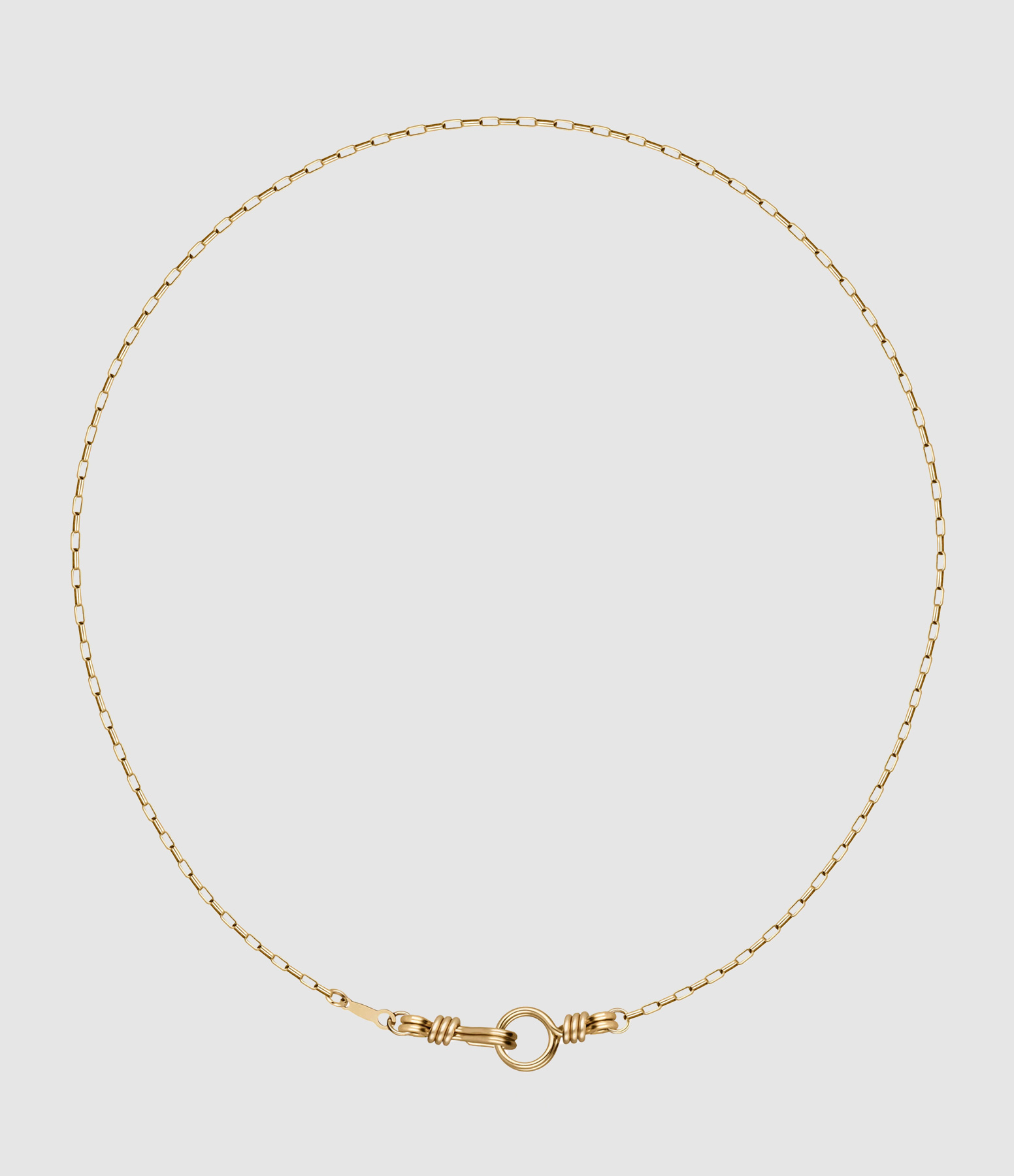 Ras de Cou Rectangle Attache-moi Gold Filled