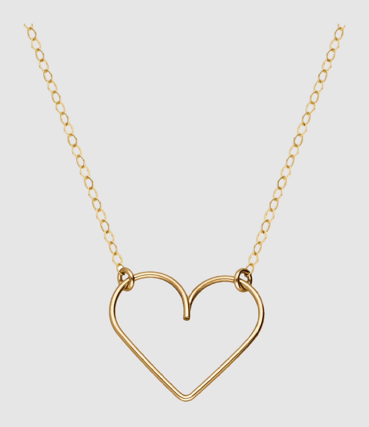 Collier Richelieu Cœur Gold Filled Jaune