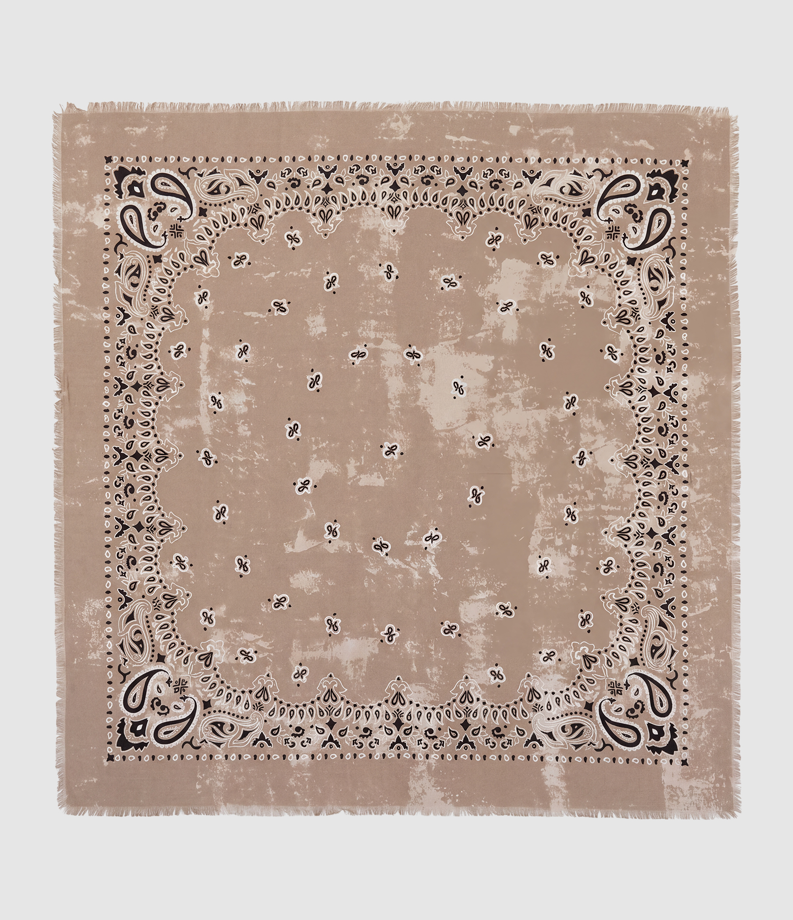 Foulard Jil Quadra Beige