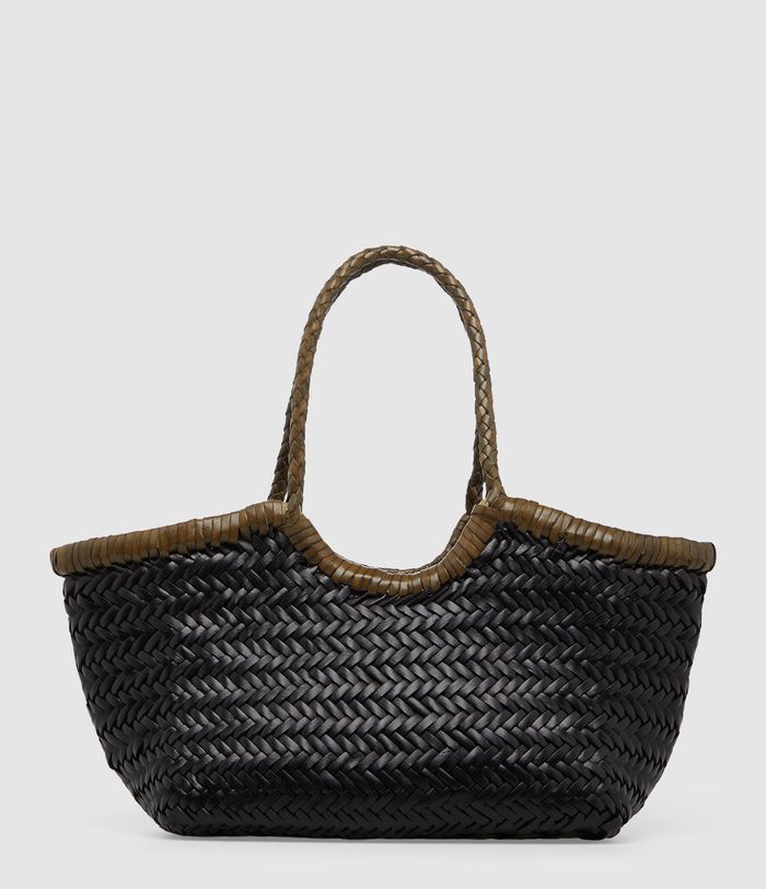Sac Nantucket Small Bi-Colour Black/Khaki