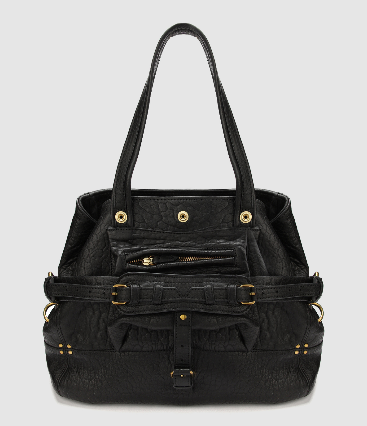 JEROME DREYFUSS Sac Billy M Agneau Noir