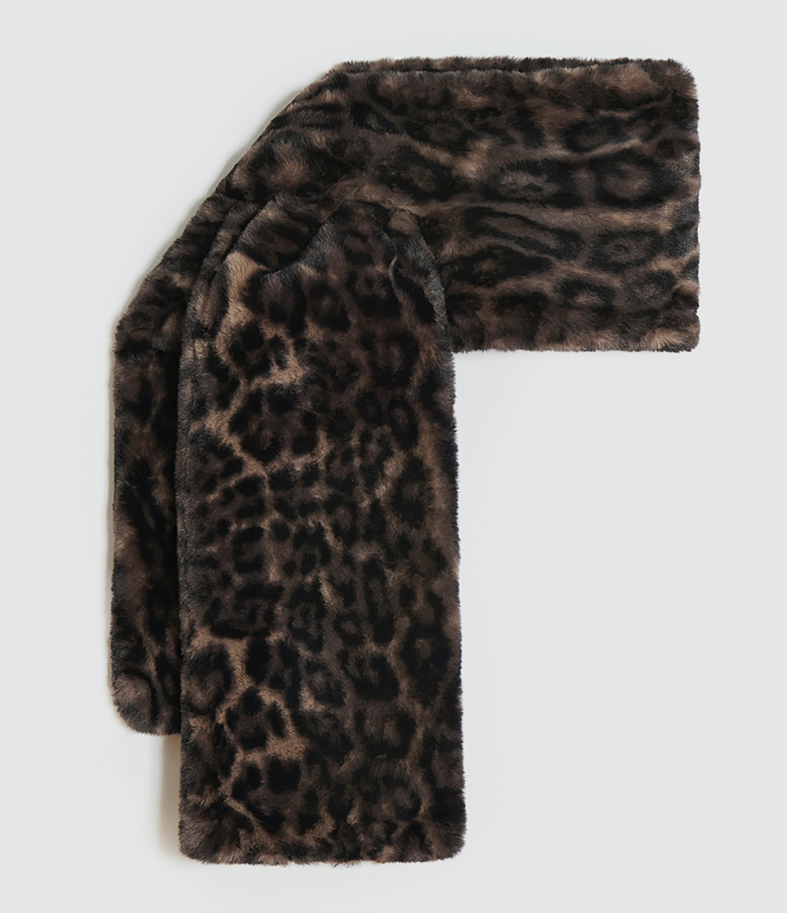 Écharpe Kai Fausse Fourrure Dark Léopard
