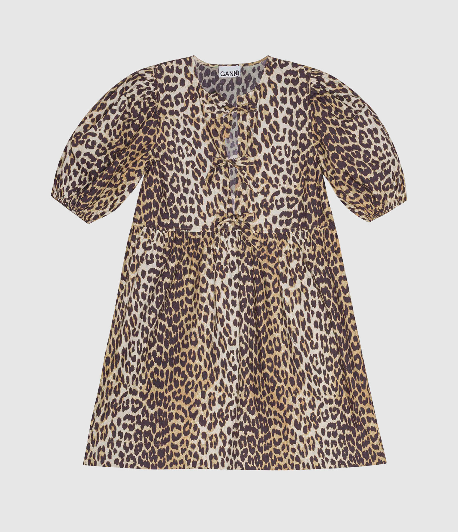 Robe Tie String Leopard