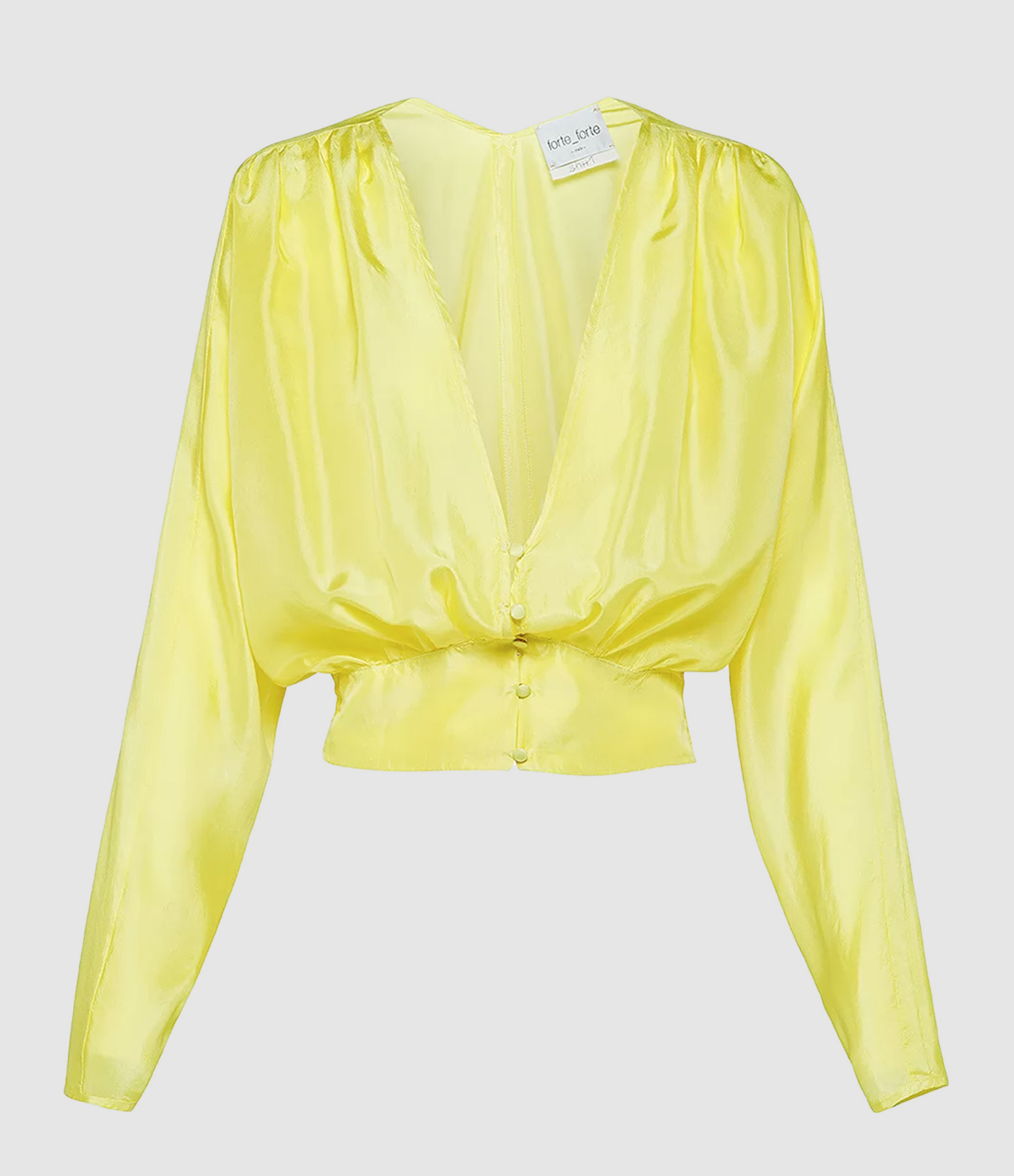 Blouse Soie Jaune