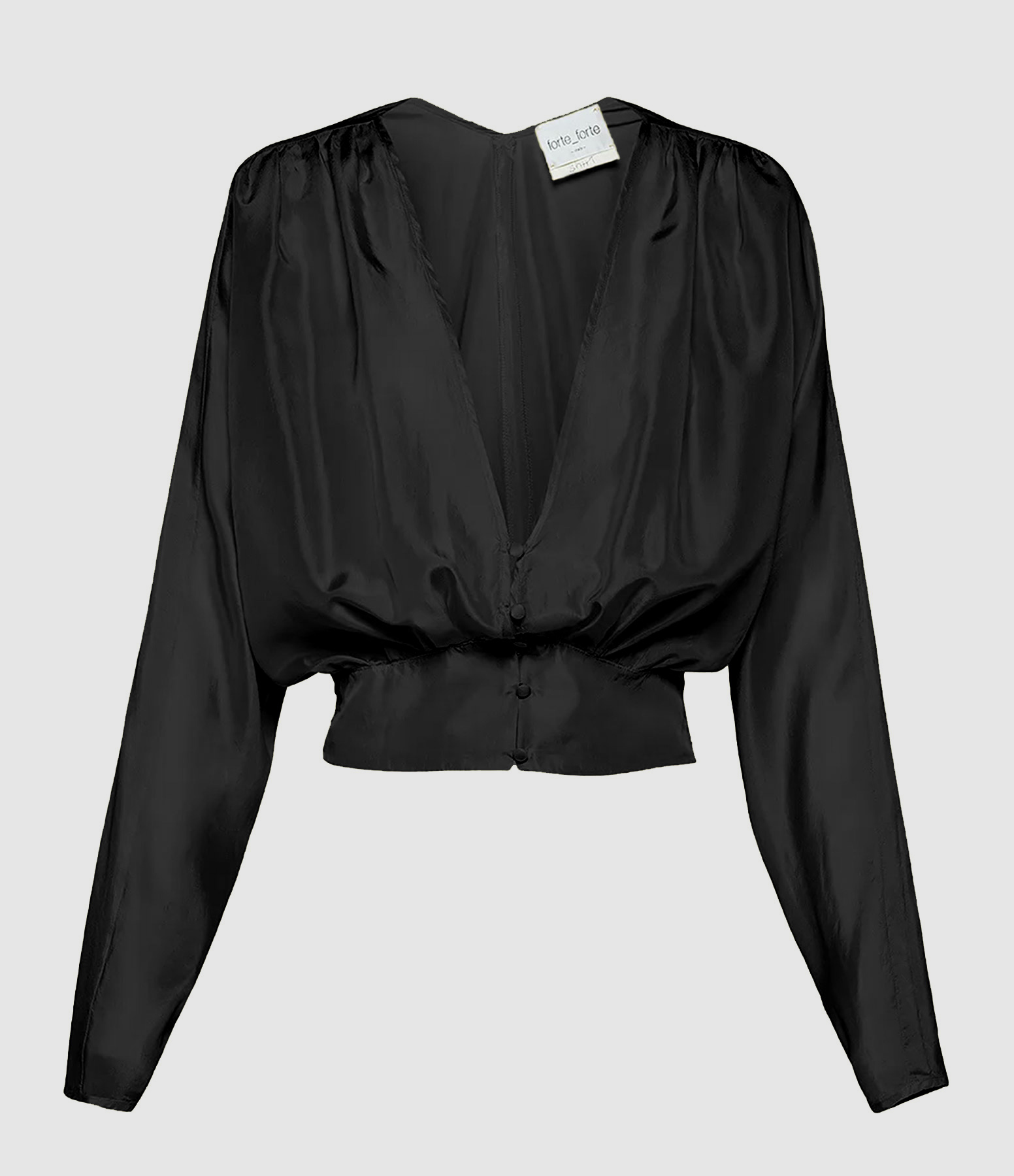 Blouse Soie Noir