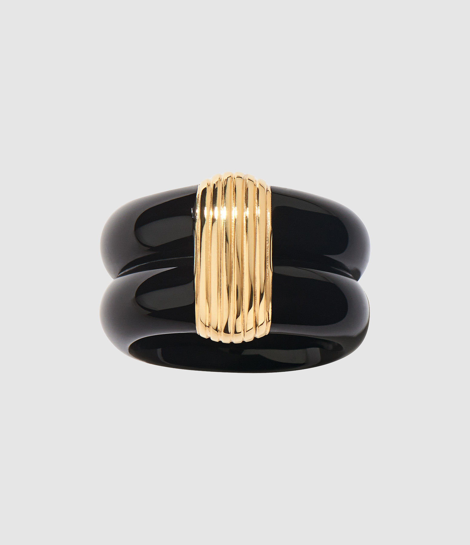 Bague Katt MM Résine Noir