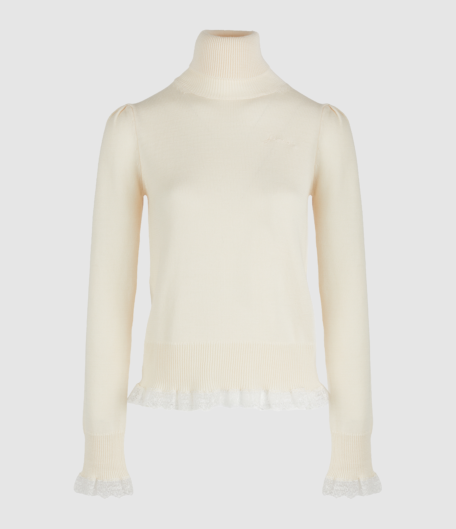 Pull Merino Details Egret