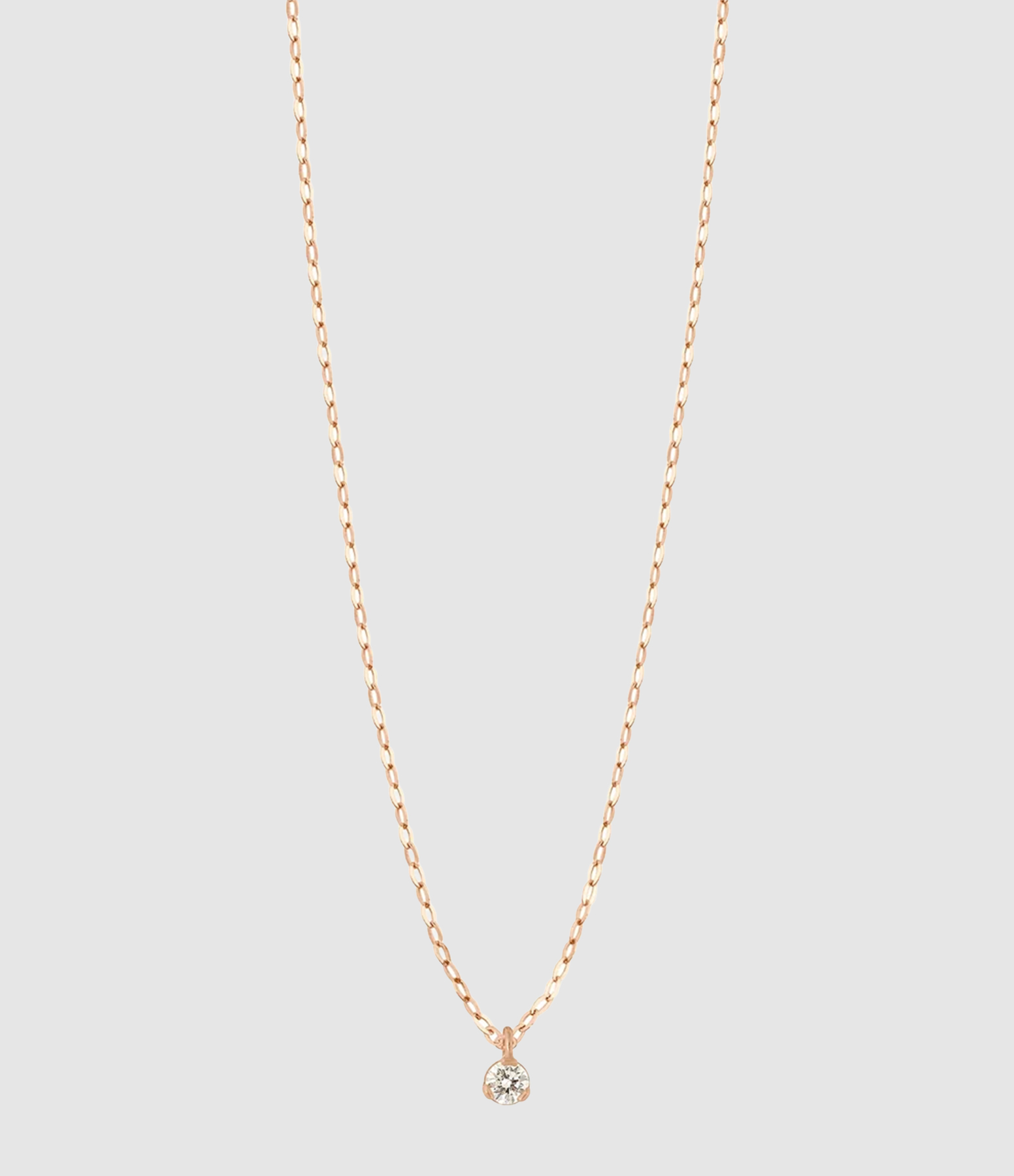 Collier Gigi Suprême, Or 1 diamant, 42 cm