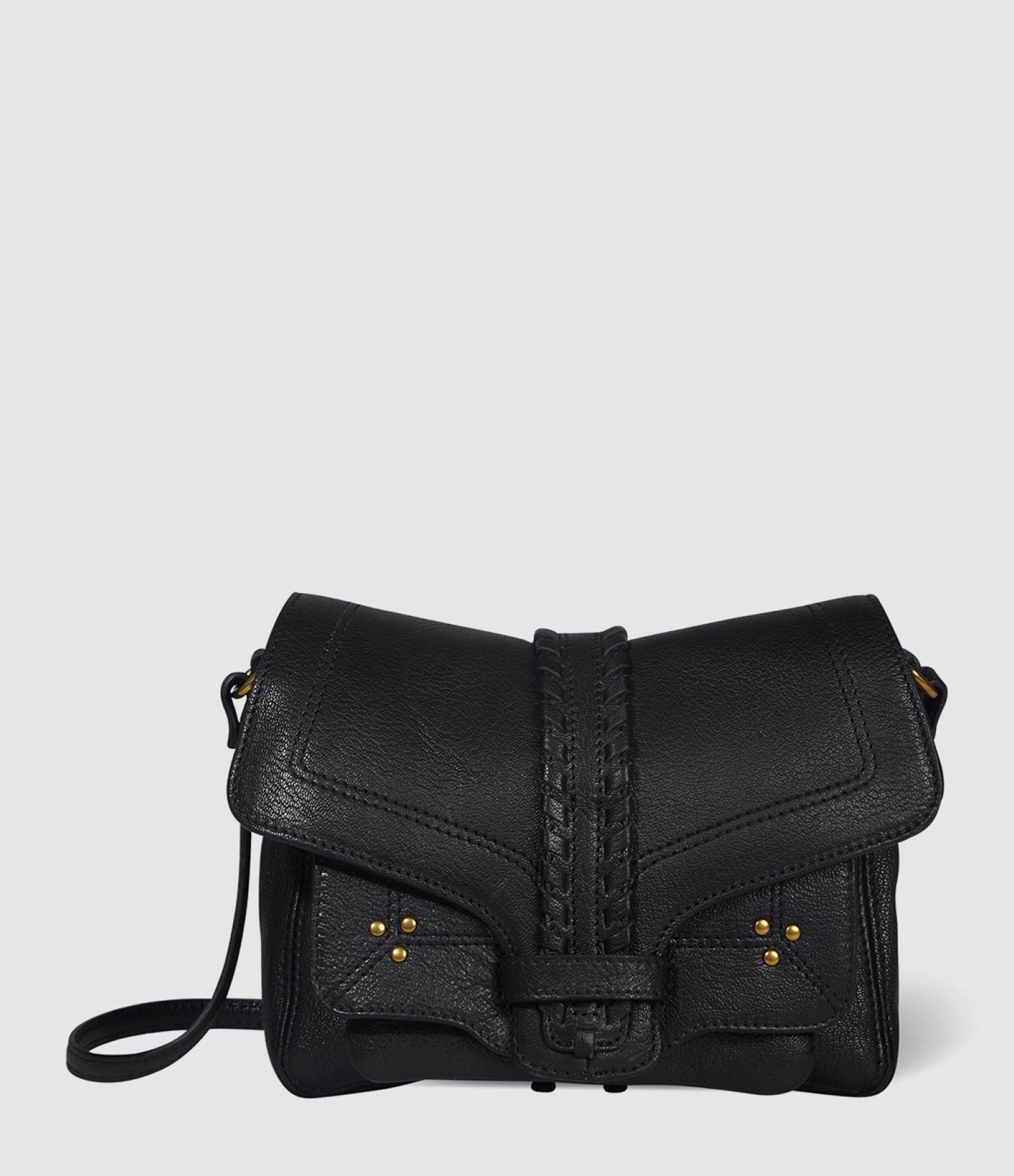 Sac Harry S Noir Grainé