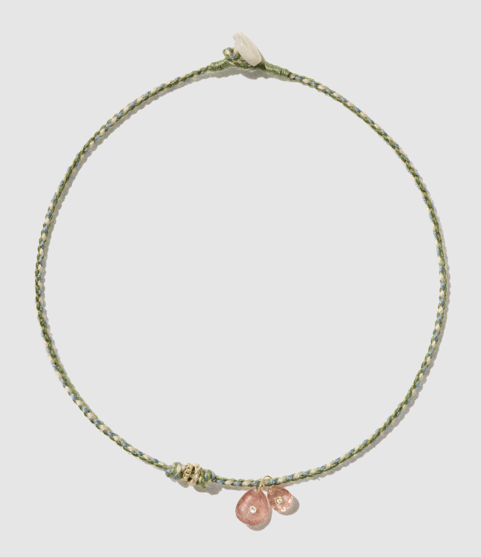 Collier Holi Strawverry Quartz