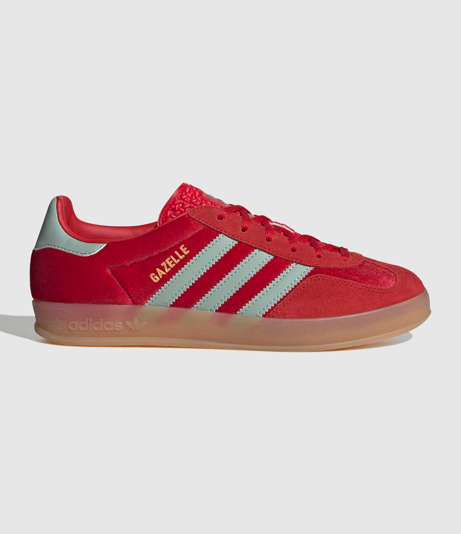ADIDAS Baskets Gazelle Indoor Better Scarlet Hazy Green Gum