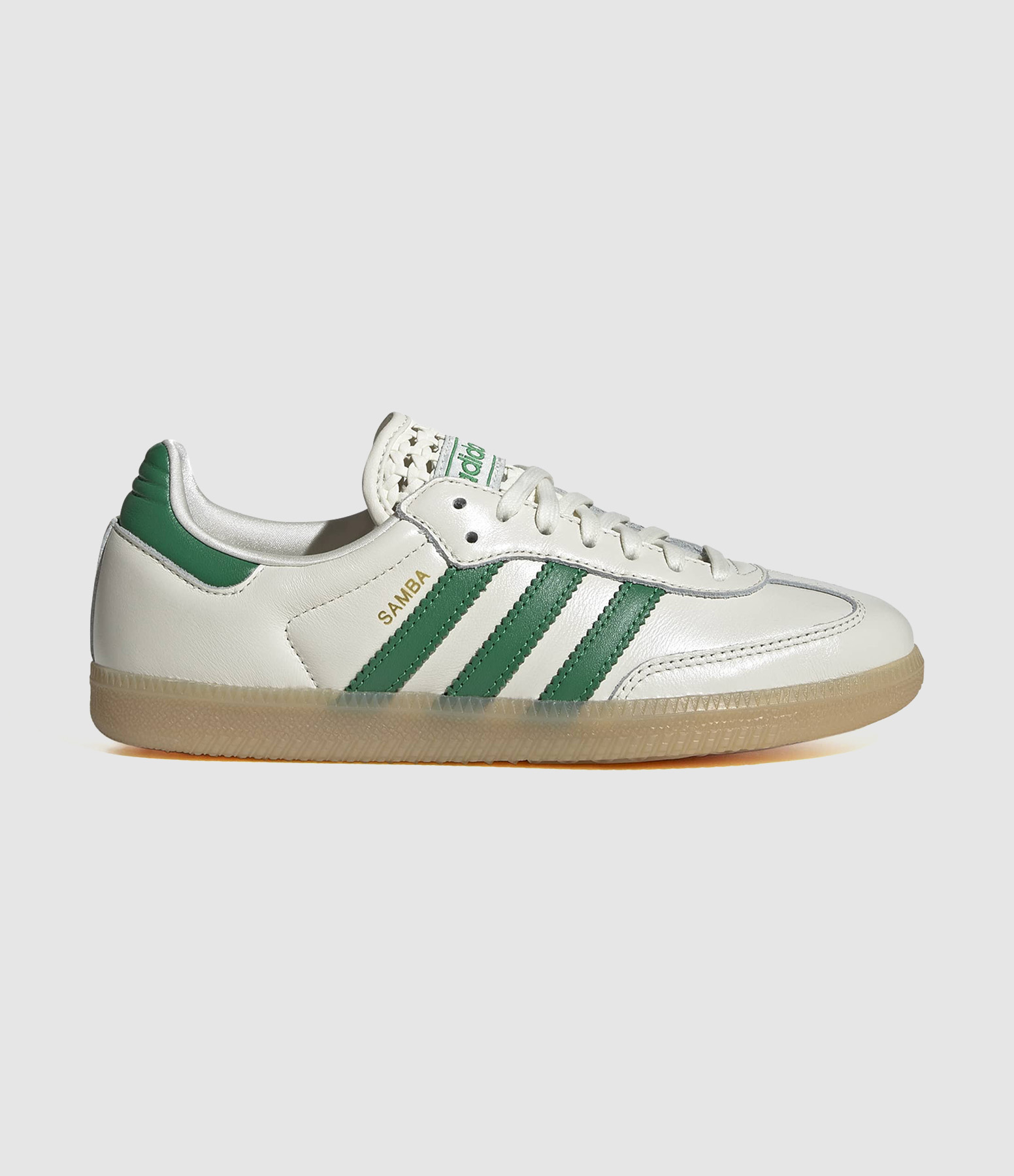 Baskets Samba Og W Off White/Green/Gold Met.