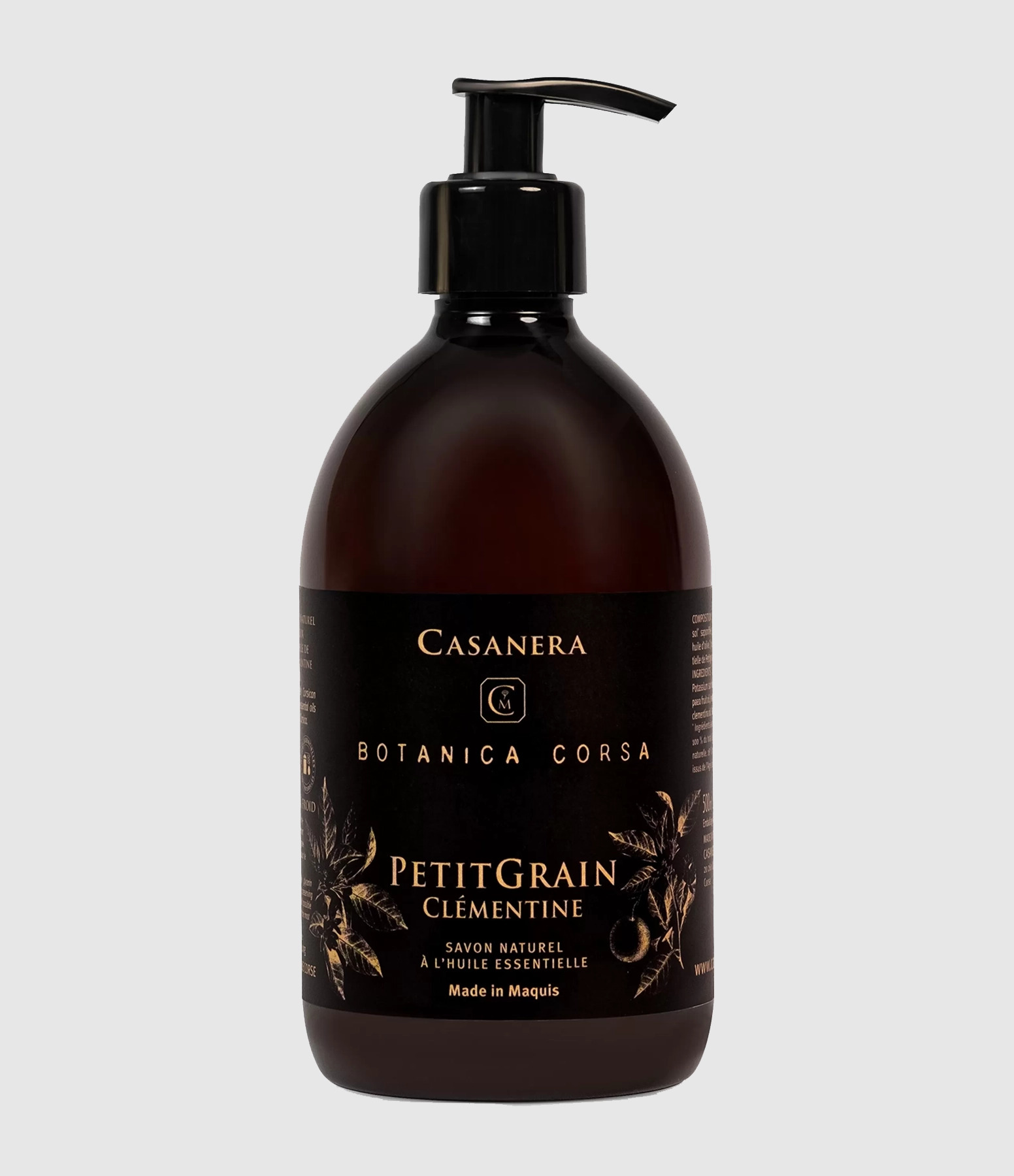 Savon liquide Petitgrain Clémentine 500ml