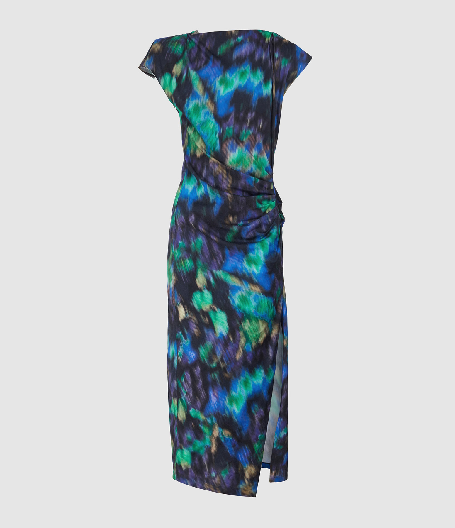 MARANT ETOILE Robe Longue Nadela Blue Green