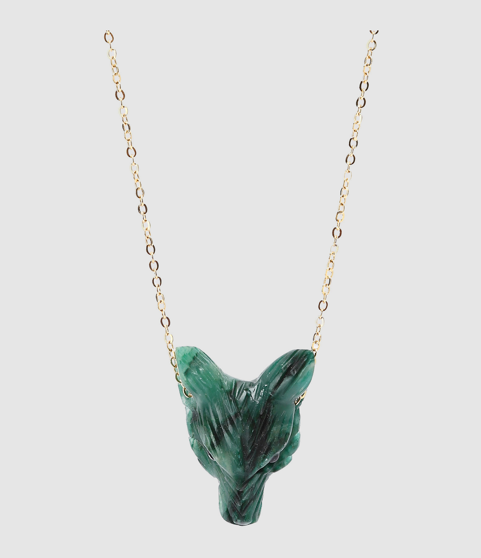 Collier Loup Jade