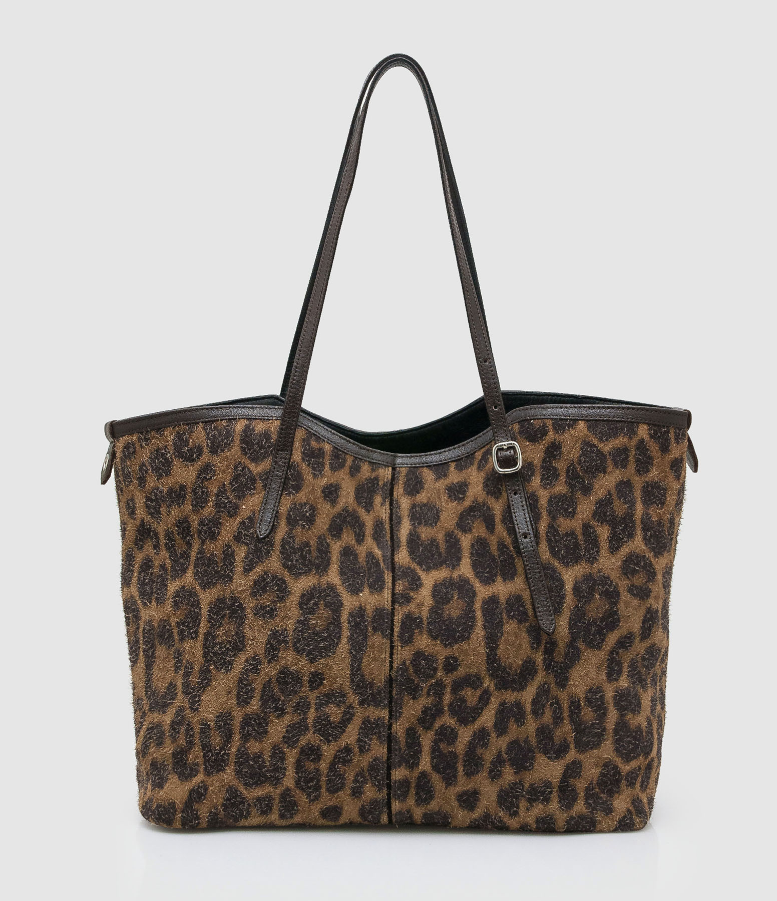 Cabas India Cuir Léo Vintage