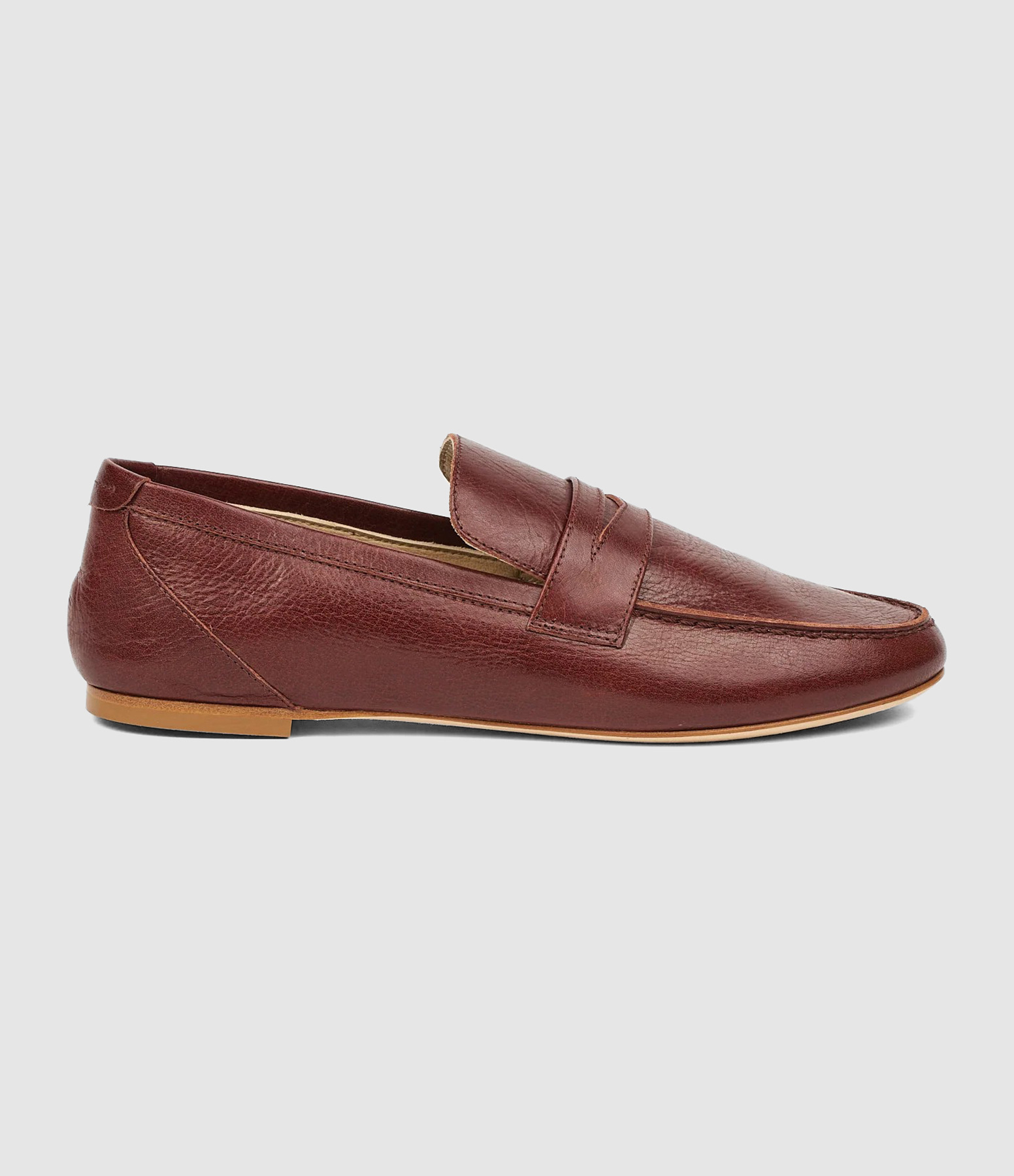 Mocassins Penny Loafer Bright Burgundy