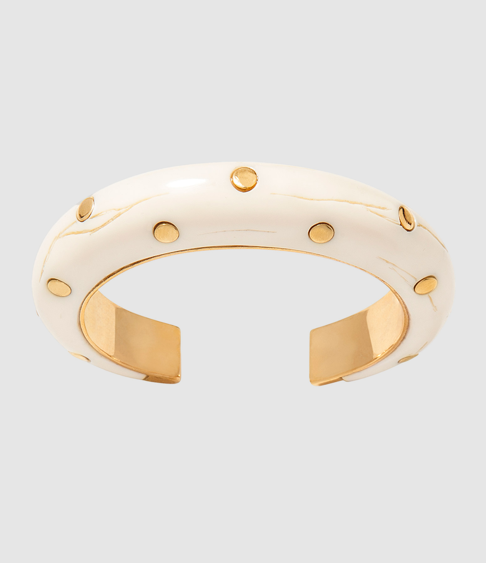 Jonc Caftan Moon Clous Ivoire