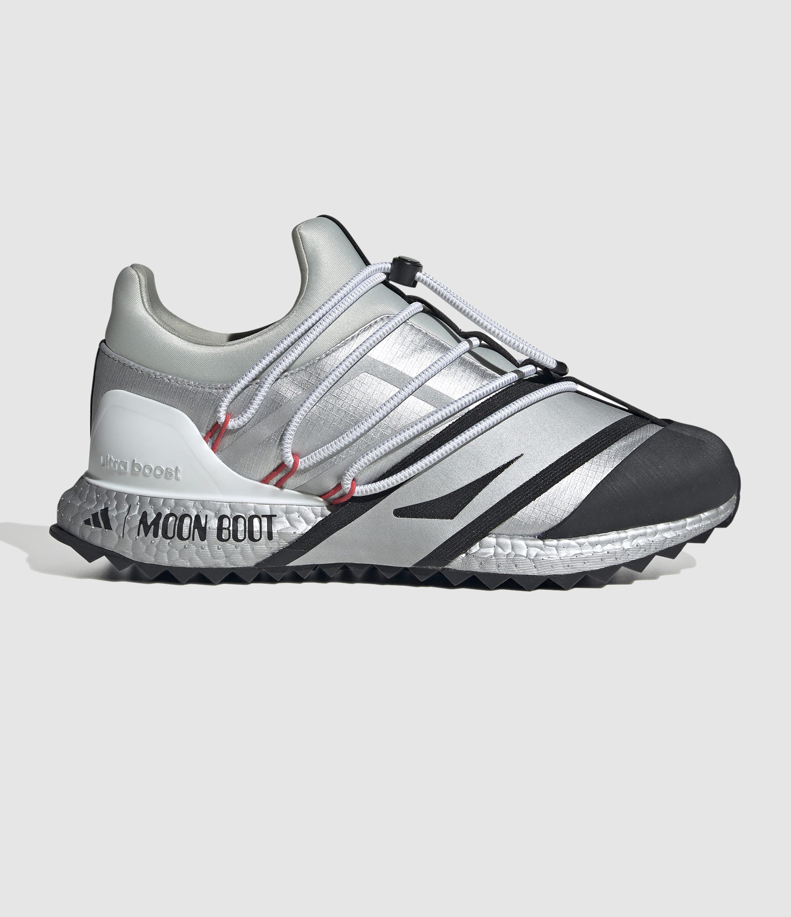 Baskets Ub Silvmt Cblack Selure Ace, Collaboration Adidas x Moonboot