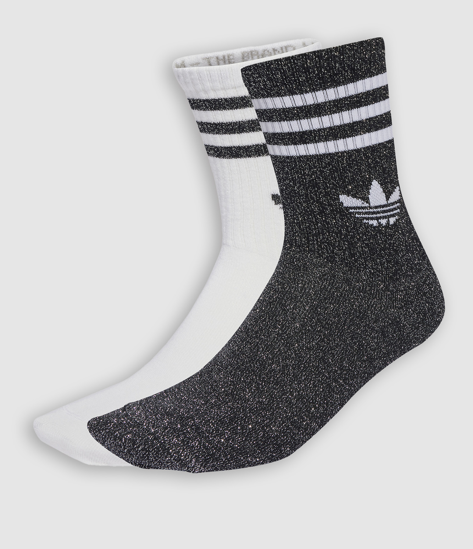 Chaussettes 3S Glitter Cr 2 Black White