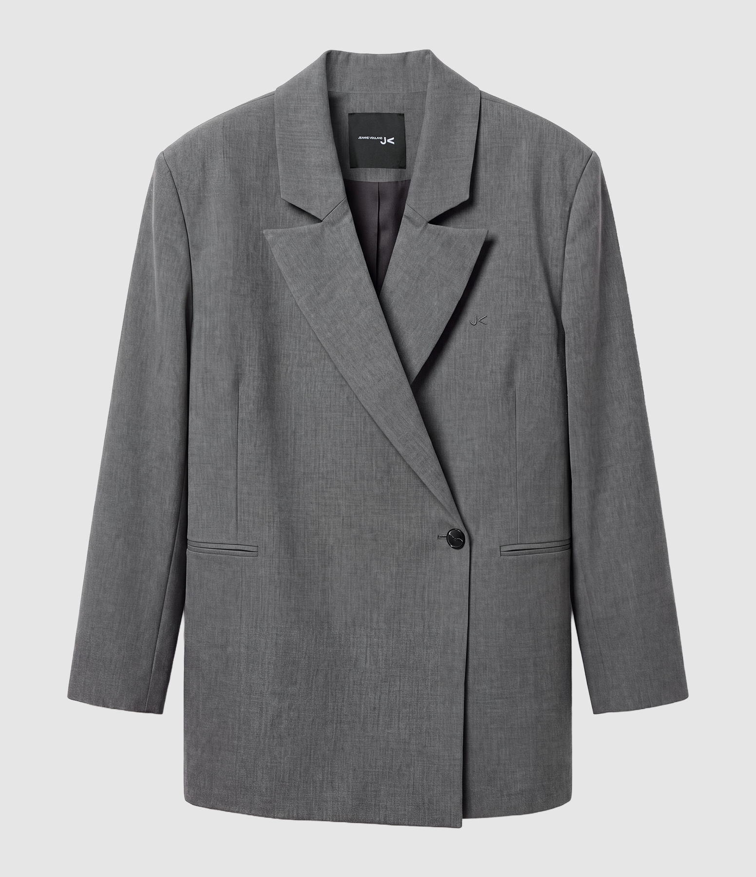 Blazer Pari Croisé Gris Foncé