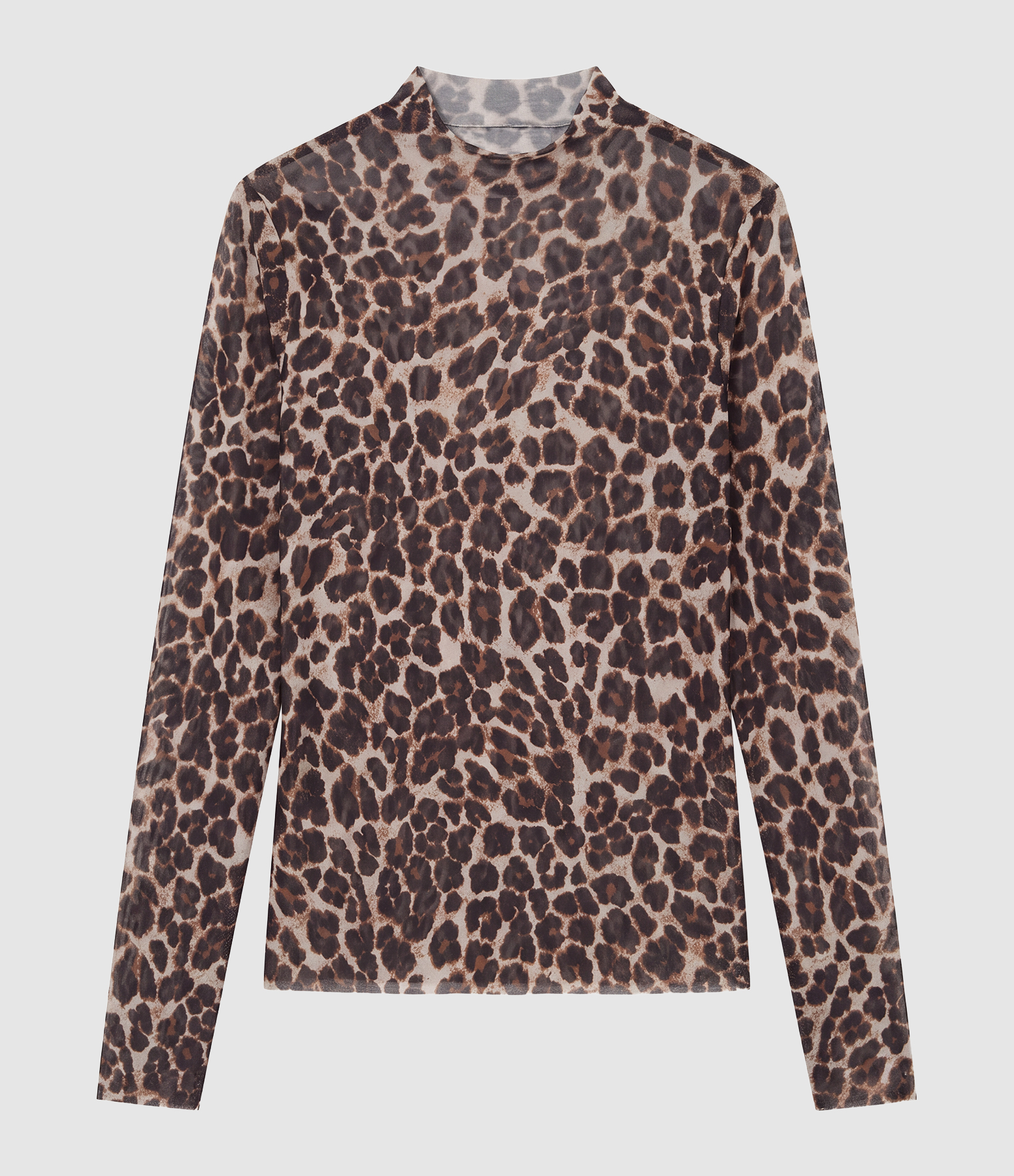 Top Remma Résille Imprimée Leopard