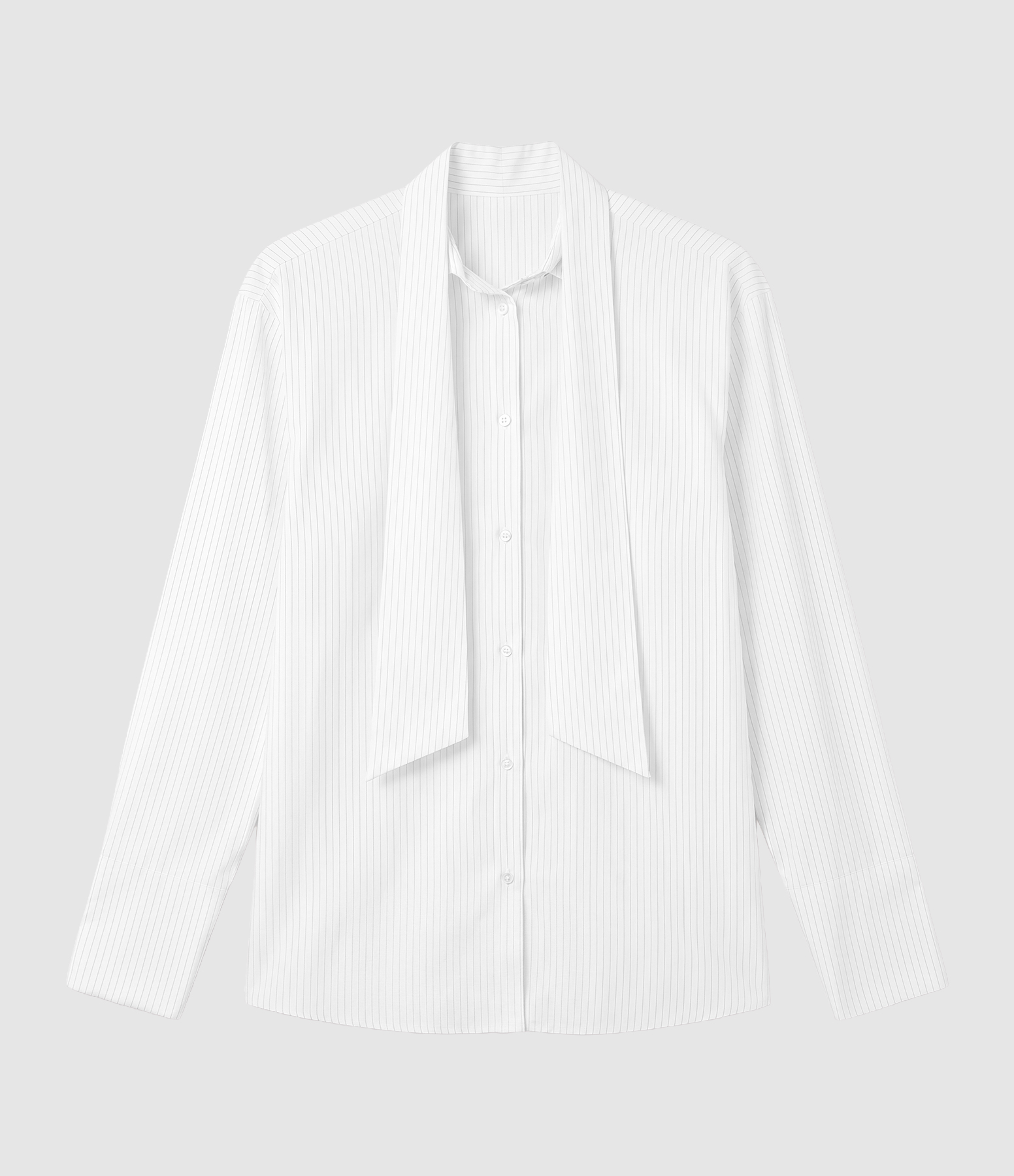 Chemise Rolan Rayée, Col Foulard