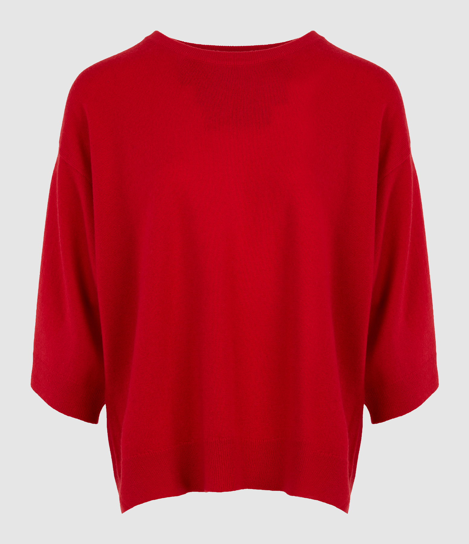 Top Offy Maille Cachemire Rouge