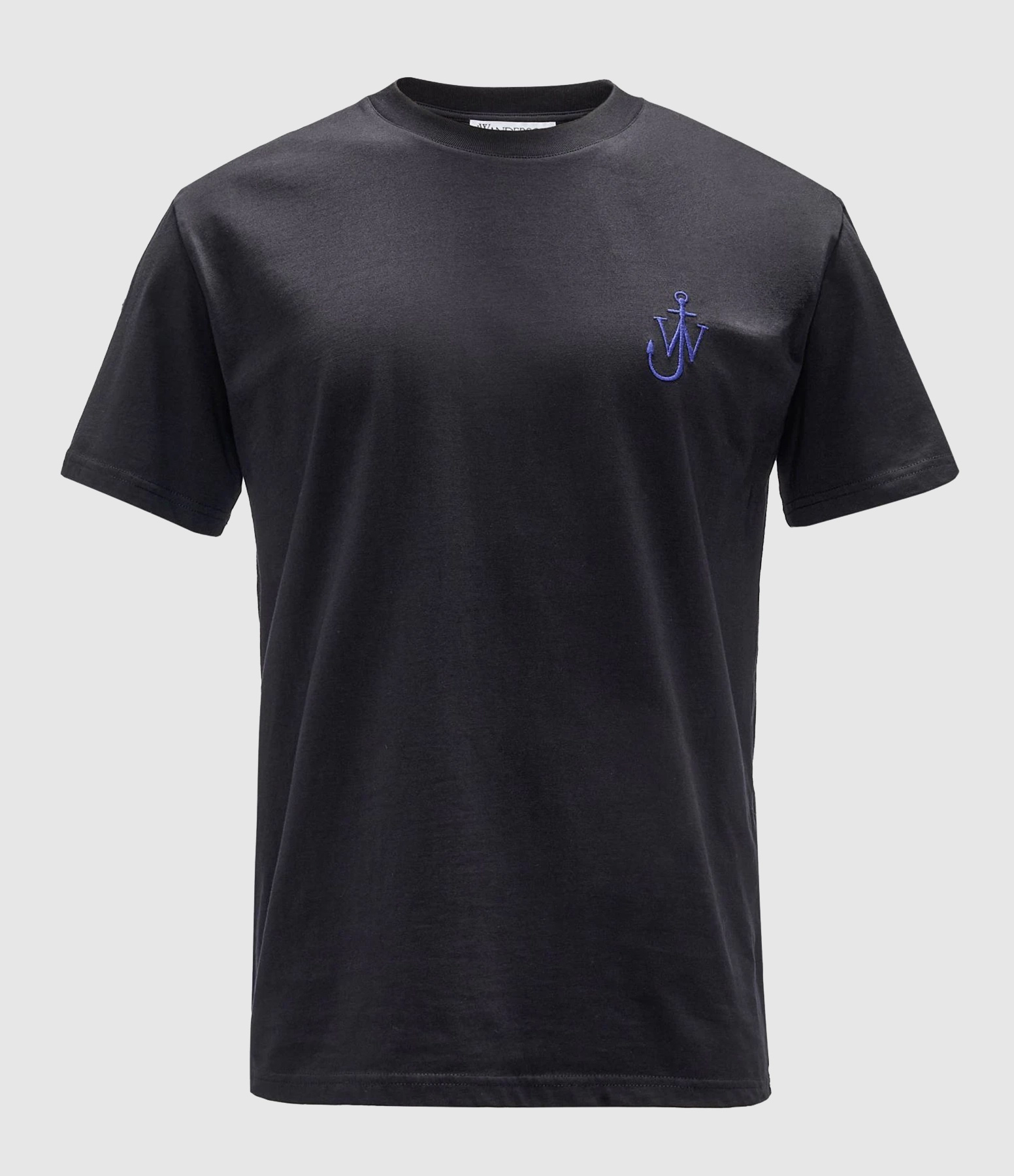 Tee-shirt Anchor Embroidery Back Print Black