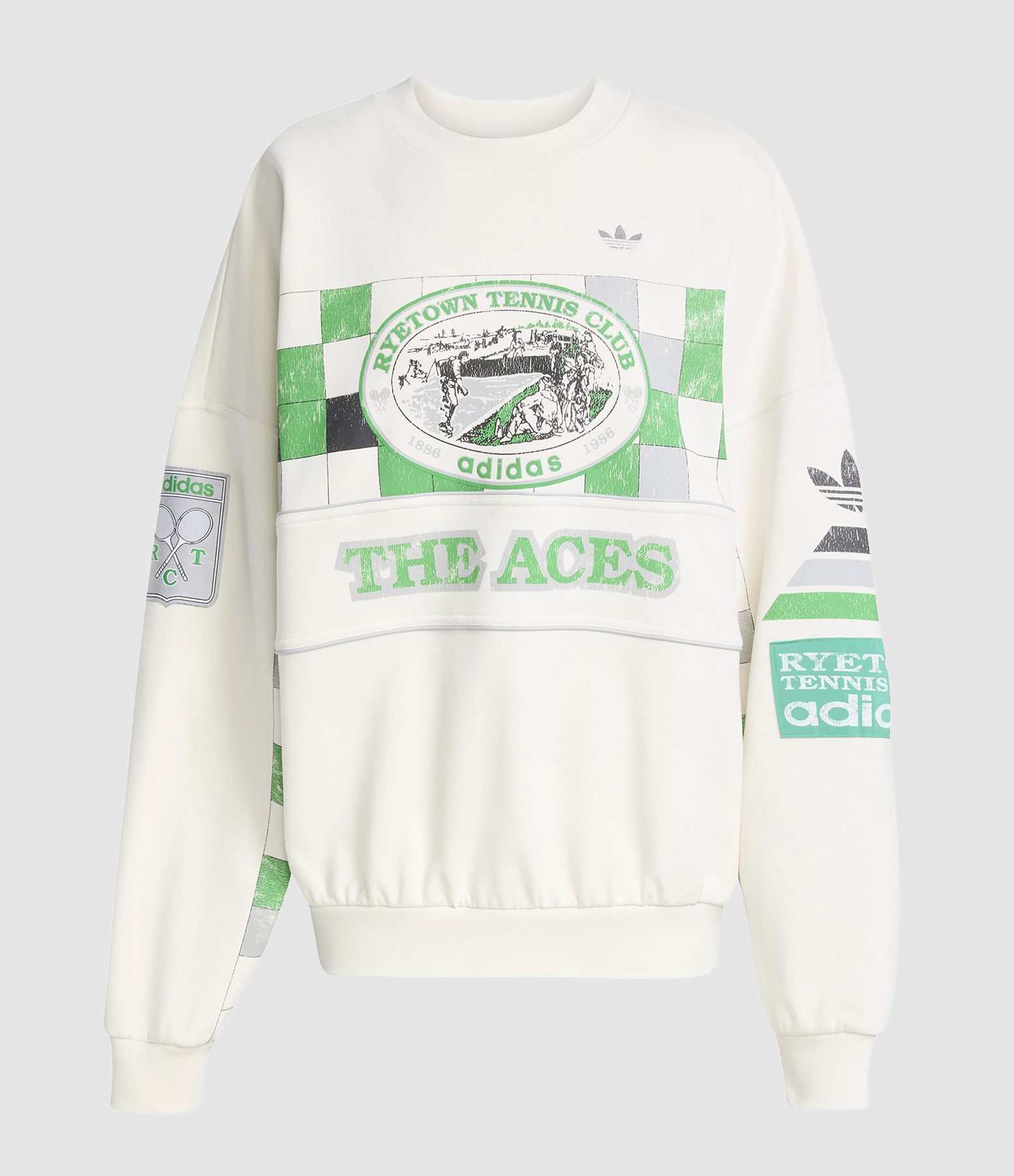 Pull Col Rond Court Crew Clowhi