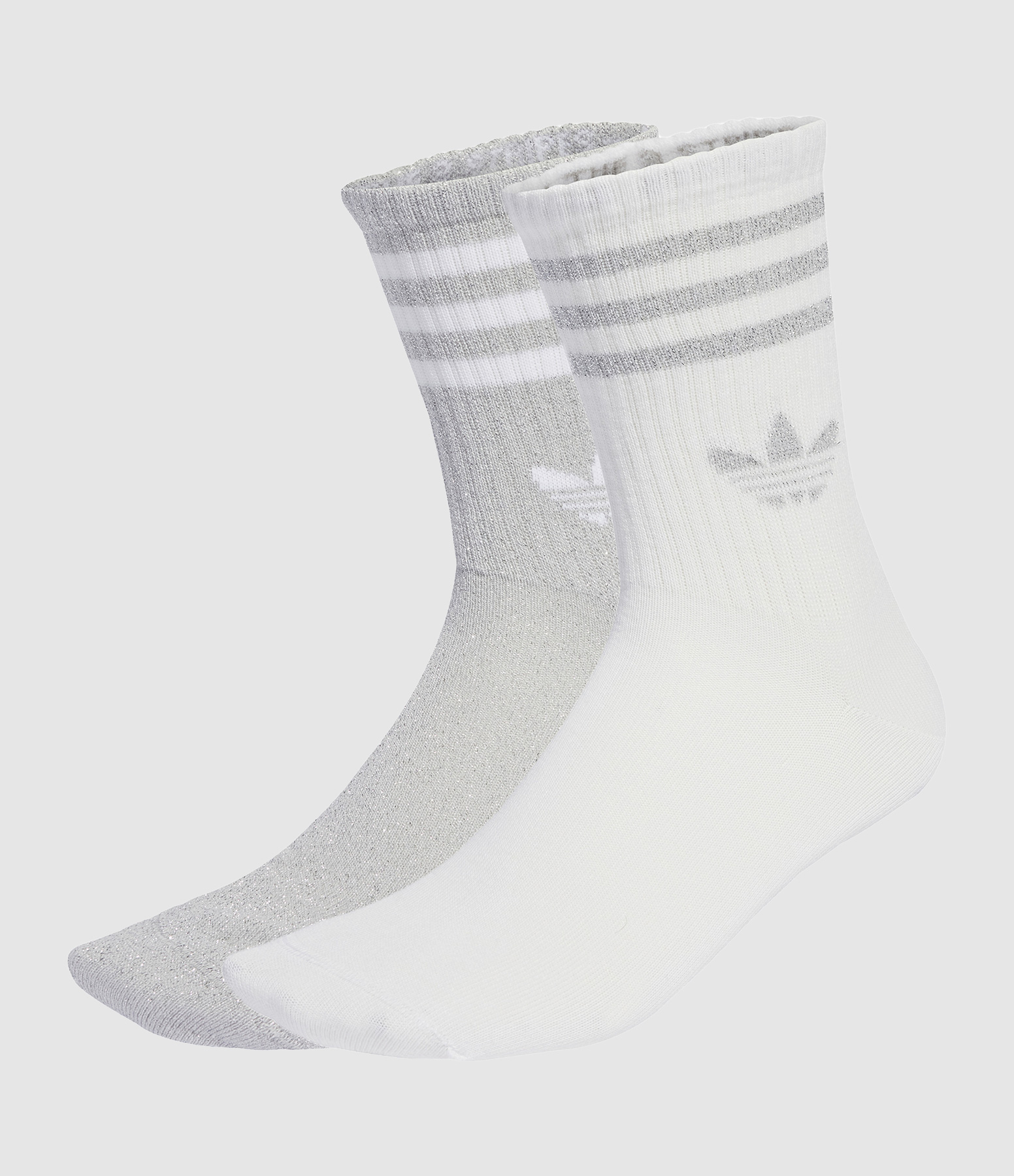 Chaussettes 3S Glitter Cr 2 Silvmt White