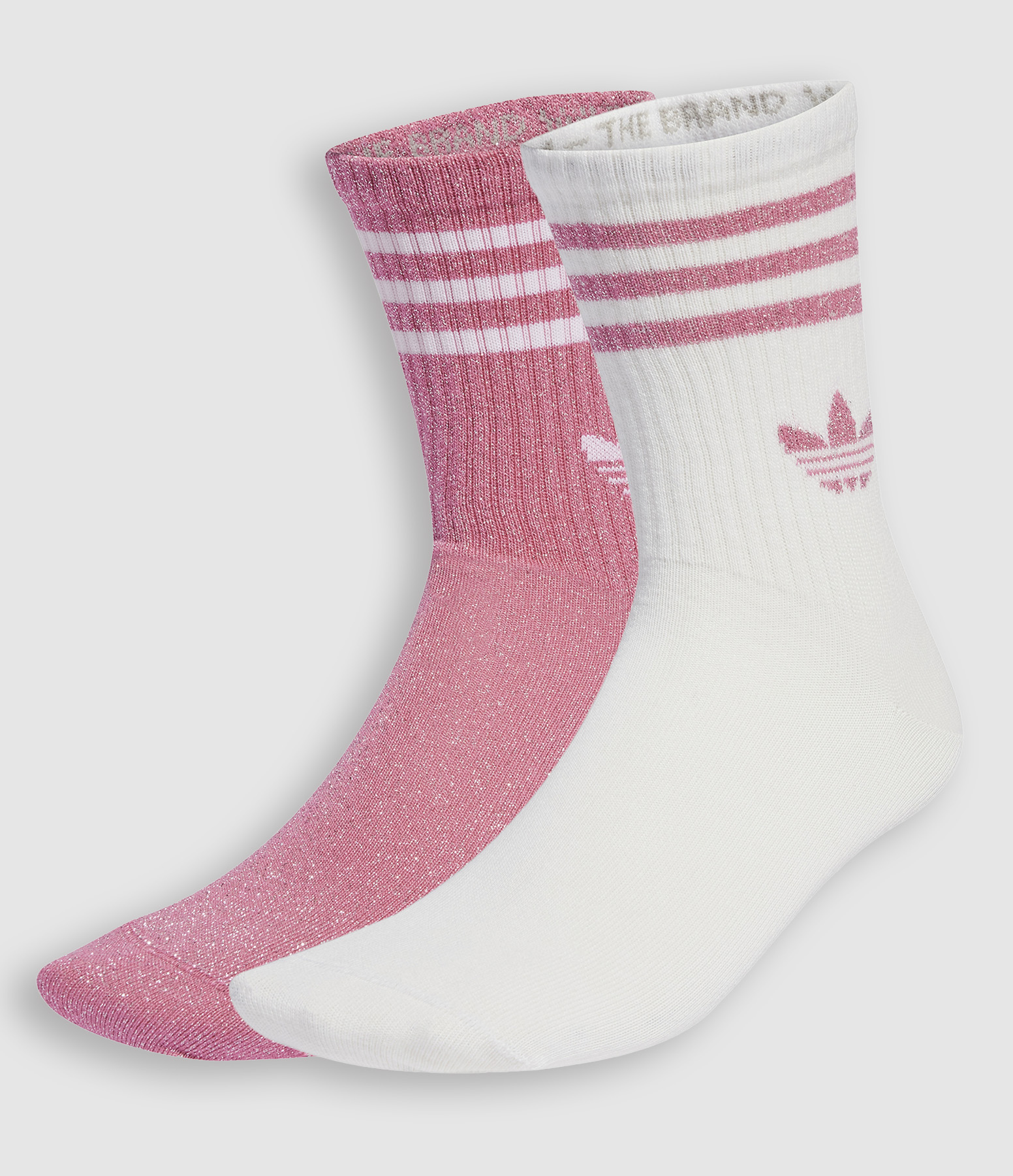 Chaussettes 3S Glitter Cr 2 Pnkfus White