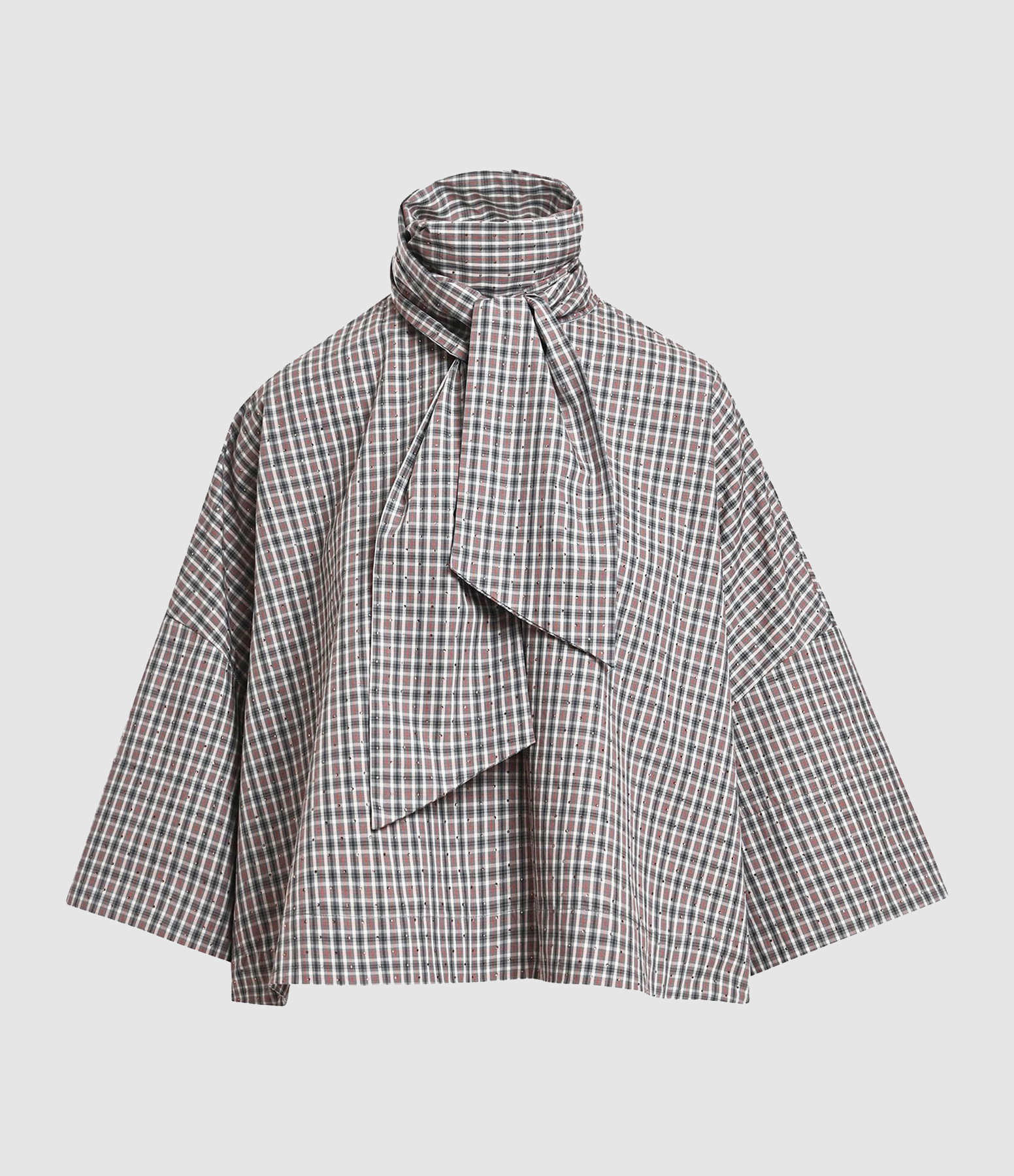 Blouse Kefir Brun Blanc Cassé