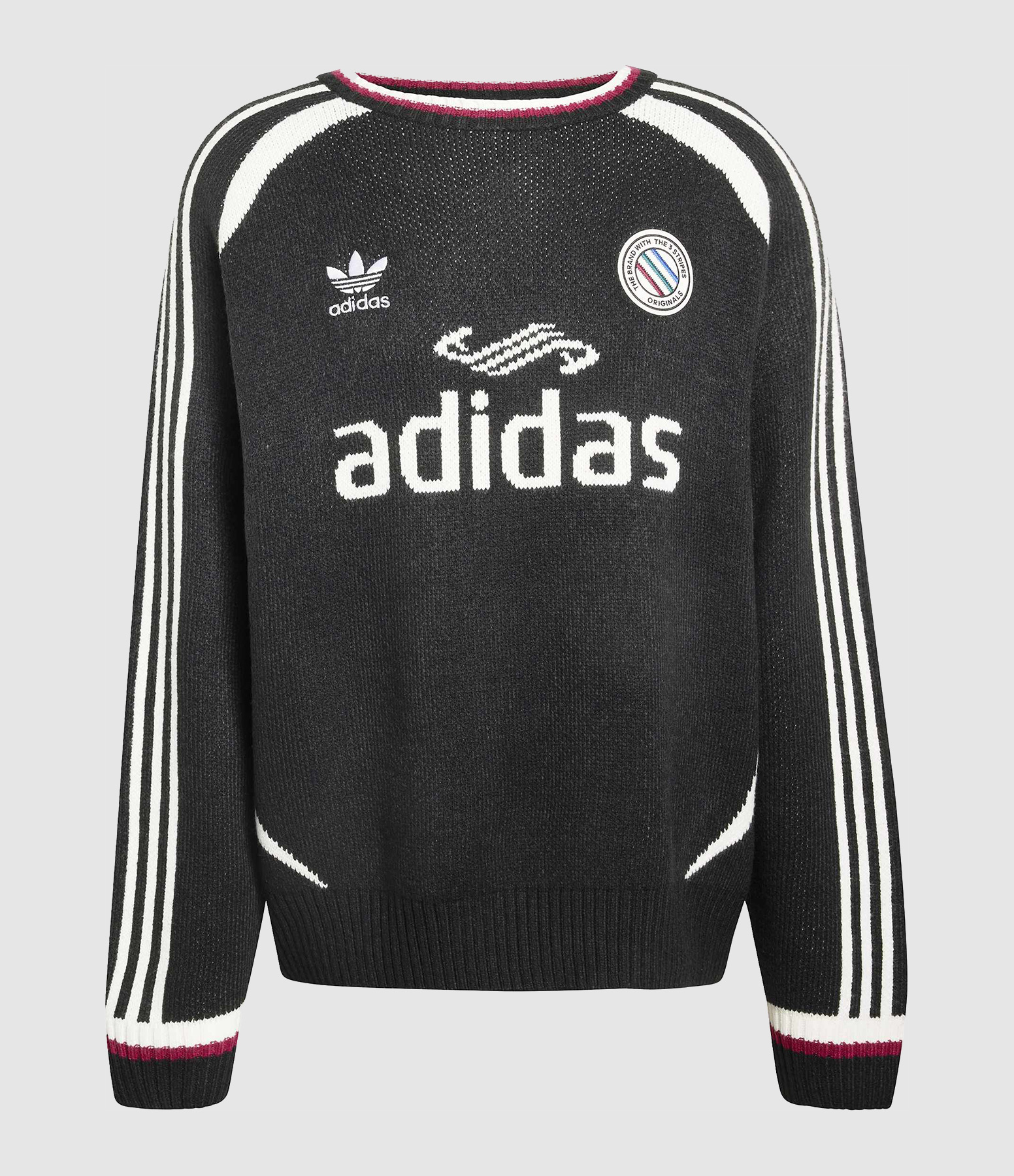 Polo Adicolor Crew Black, Asian Pack