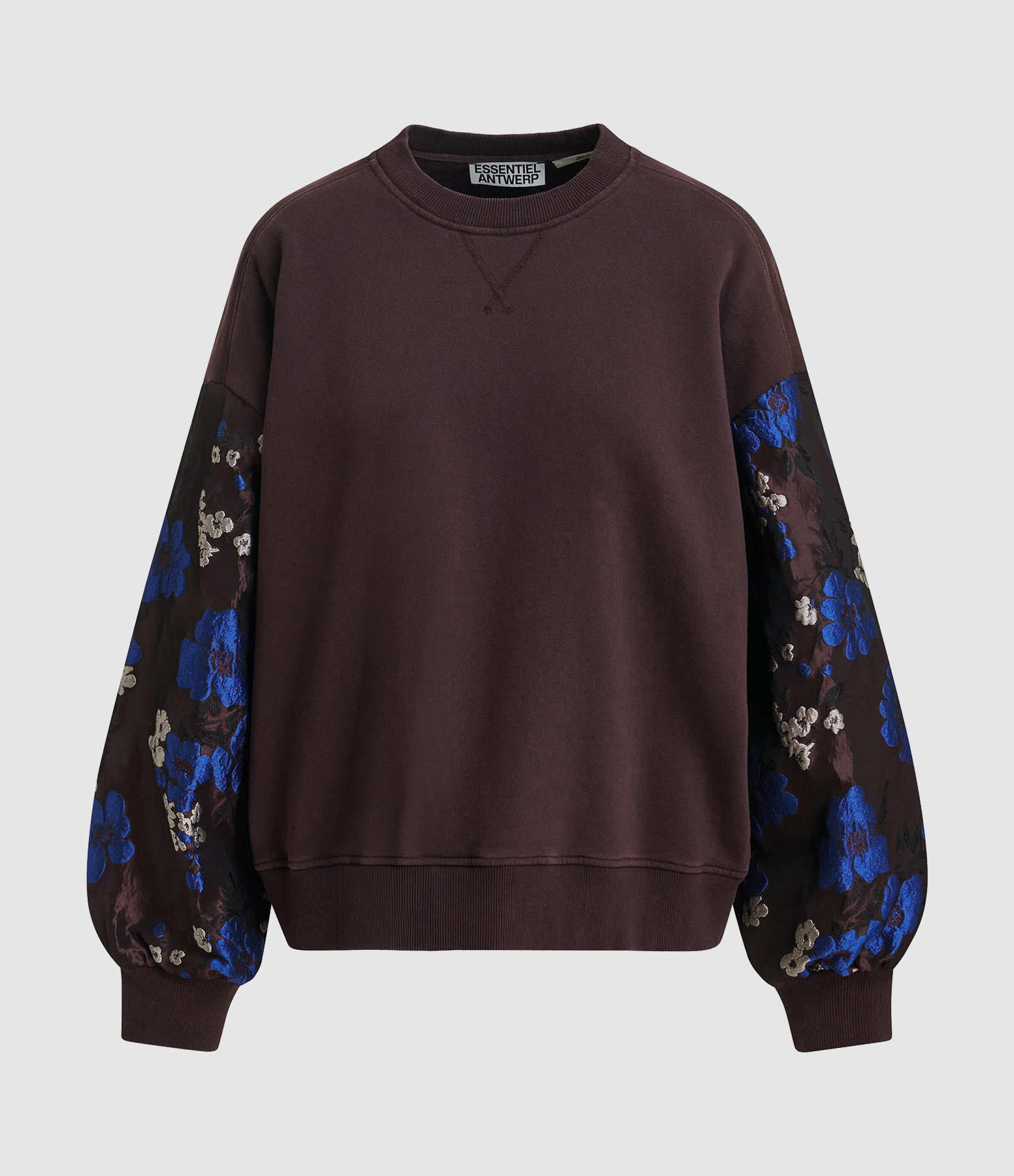 Sweatshirt Kueer Bordeaux Bleu Foncé