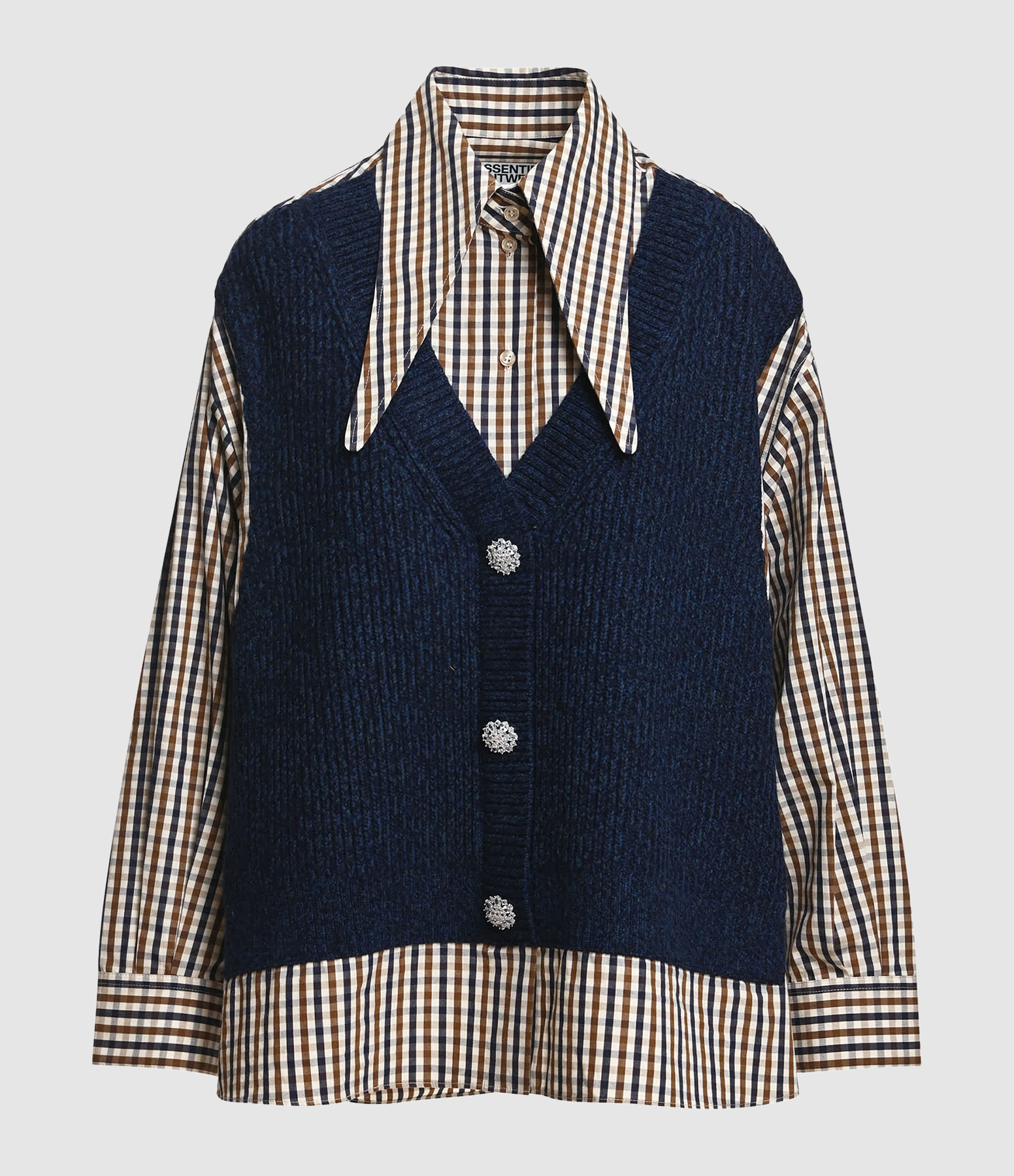 Chemise Kute Brun Bleu