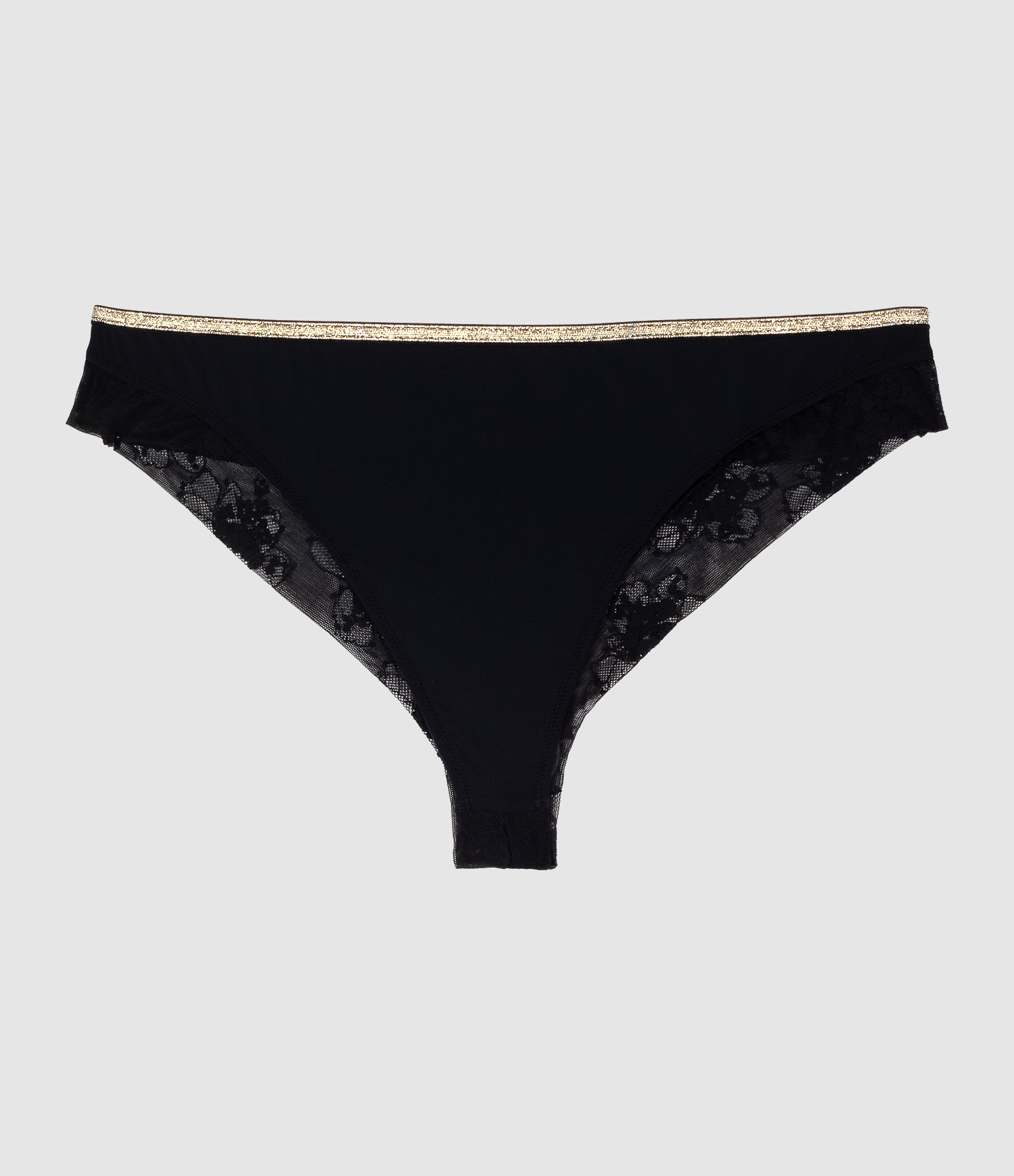 Tanga Nina Bi Matières Black Lace