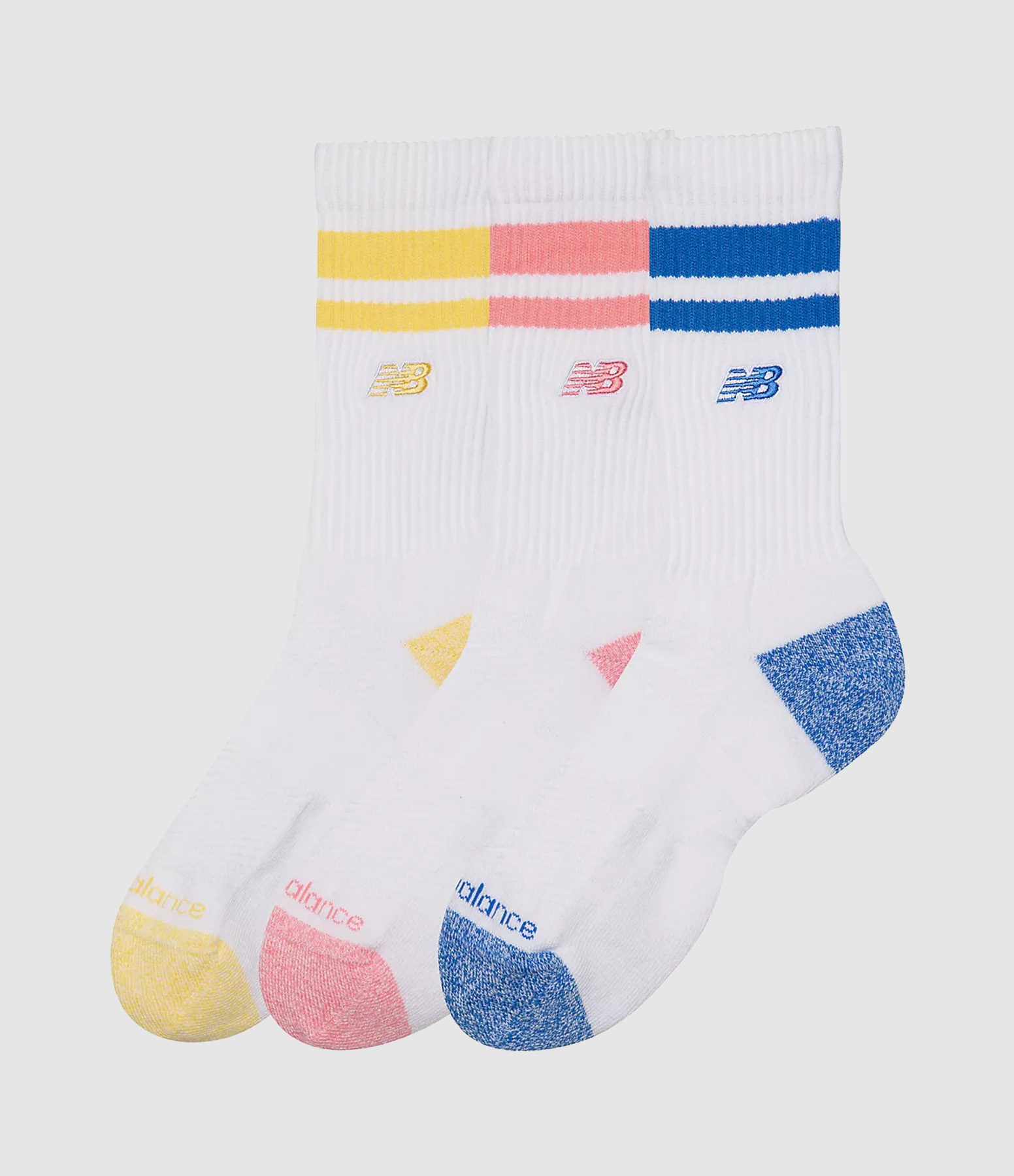 Chaussettes Active Lifestyle Striped Crew 3 Pack