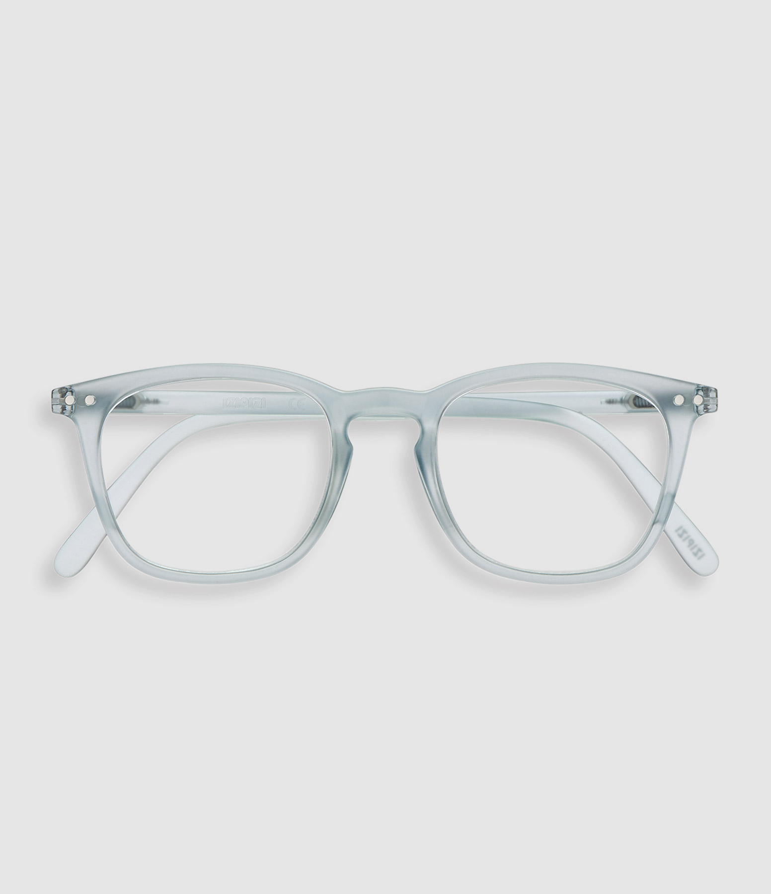 Lunettes de Lecture #E La Trapèze Frosted Blue