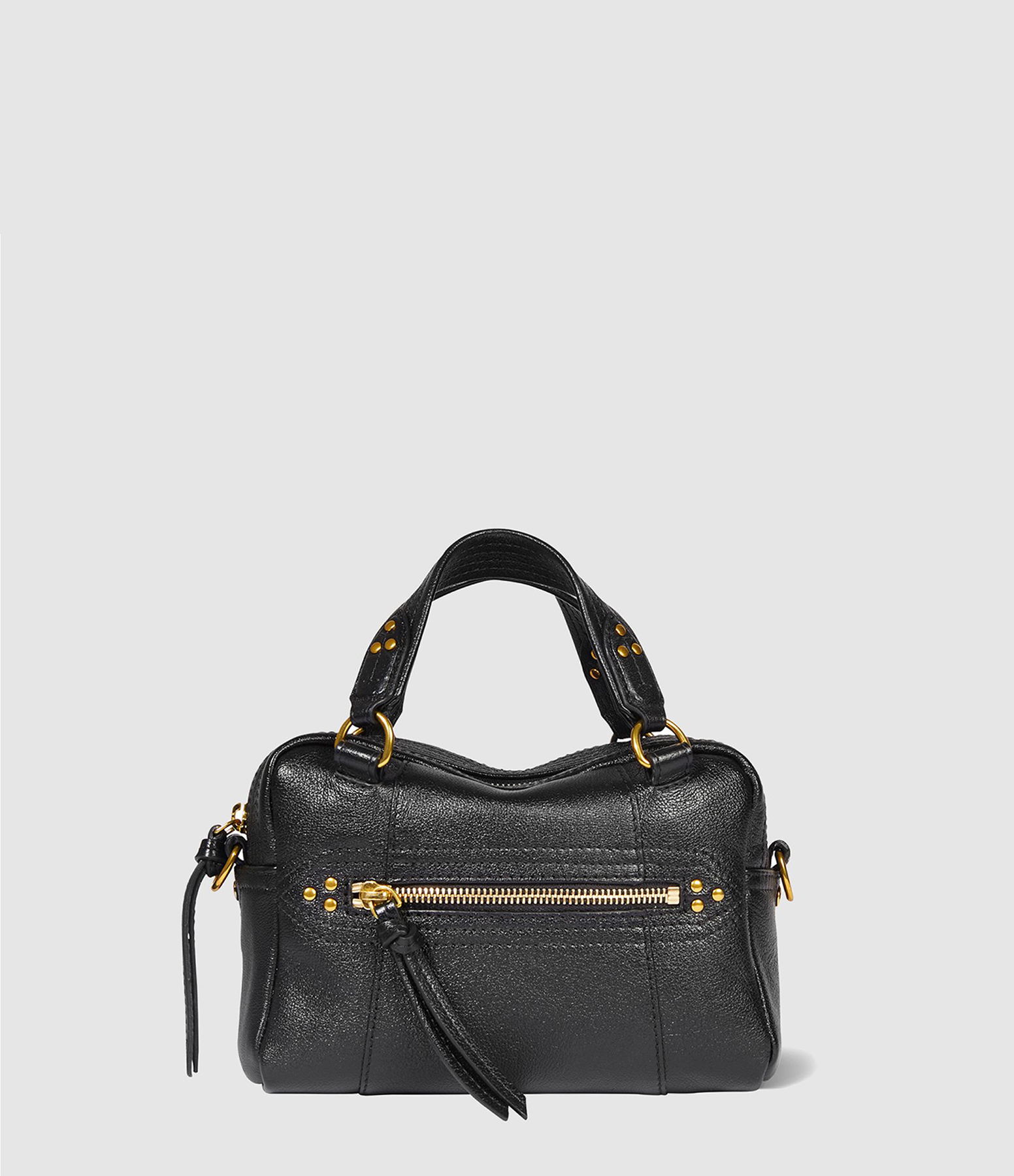 Sac Lucky Bowling Mini Noir Brass