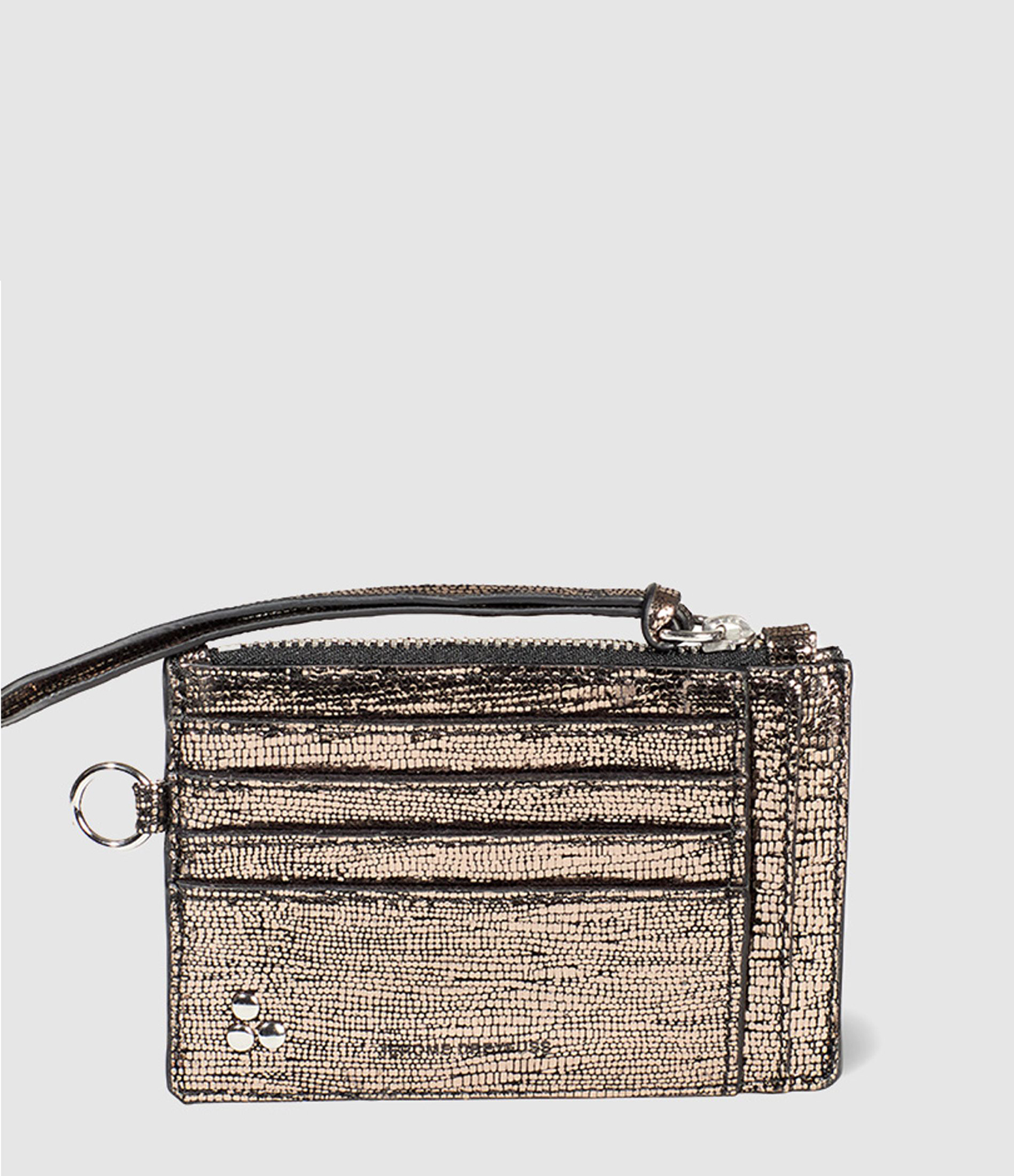 Porte-Cartes Lucky Lamé Champagne