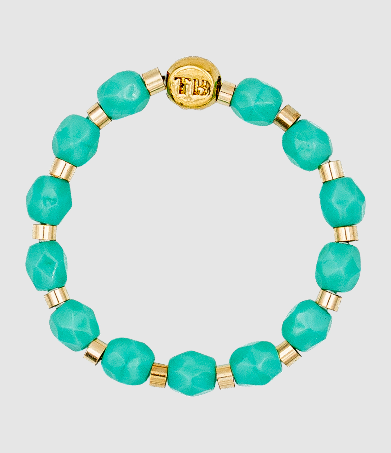Bague Perles Turquoise 56 mm, Exclu Lulli