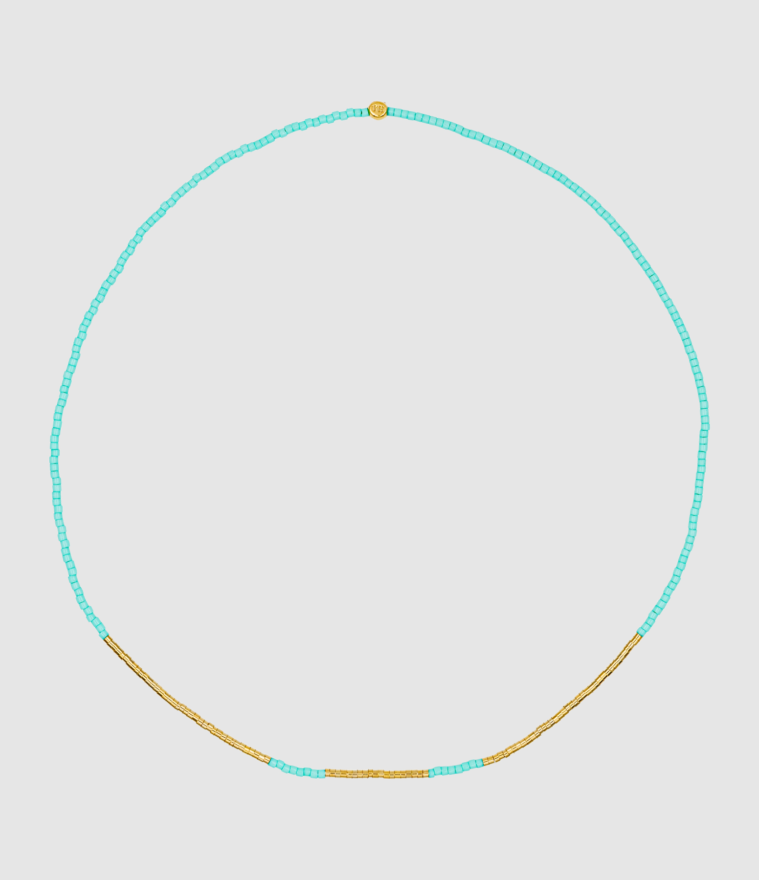 Collier Ras De Cou Ras De Cou Turquoise 38 cm, Exclu Lulli