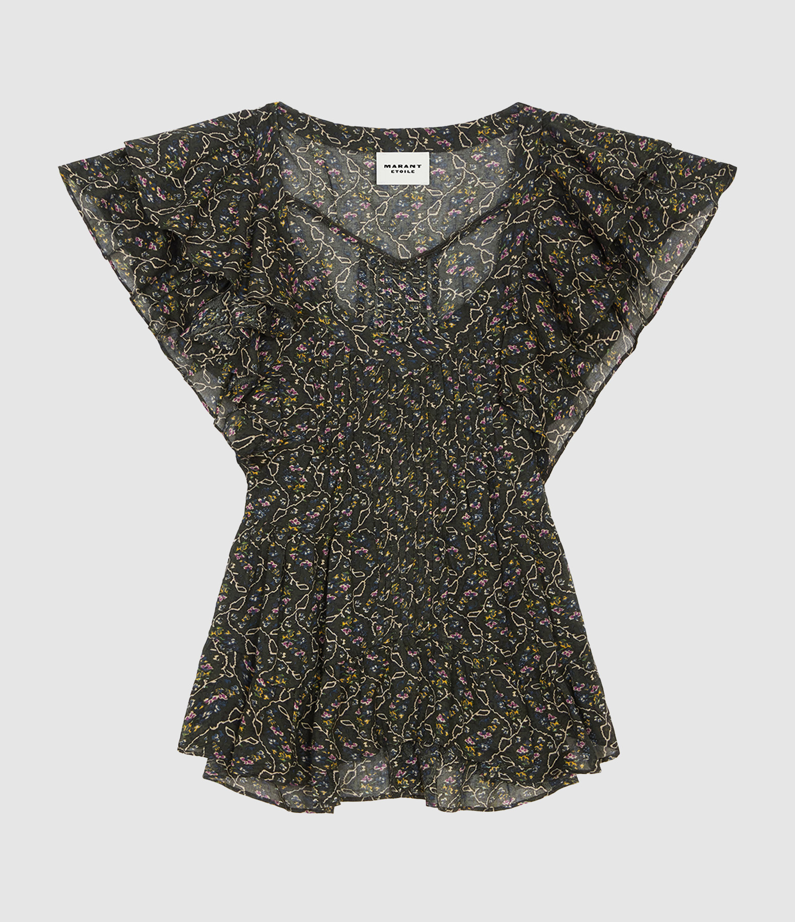 Top Madrana Faded Black