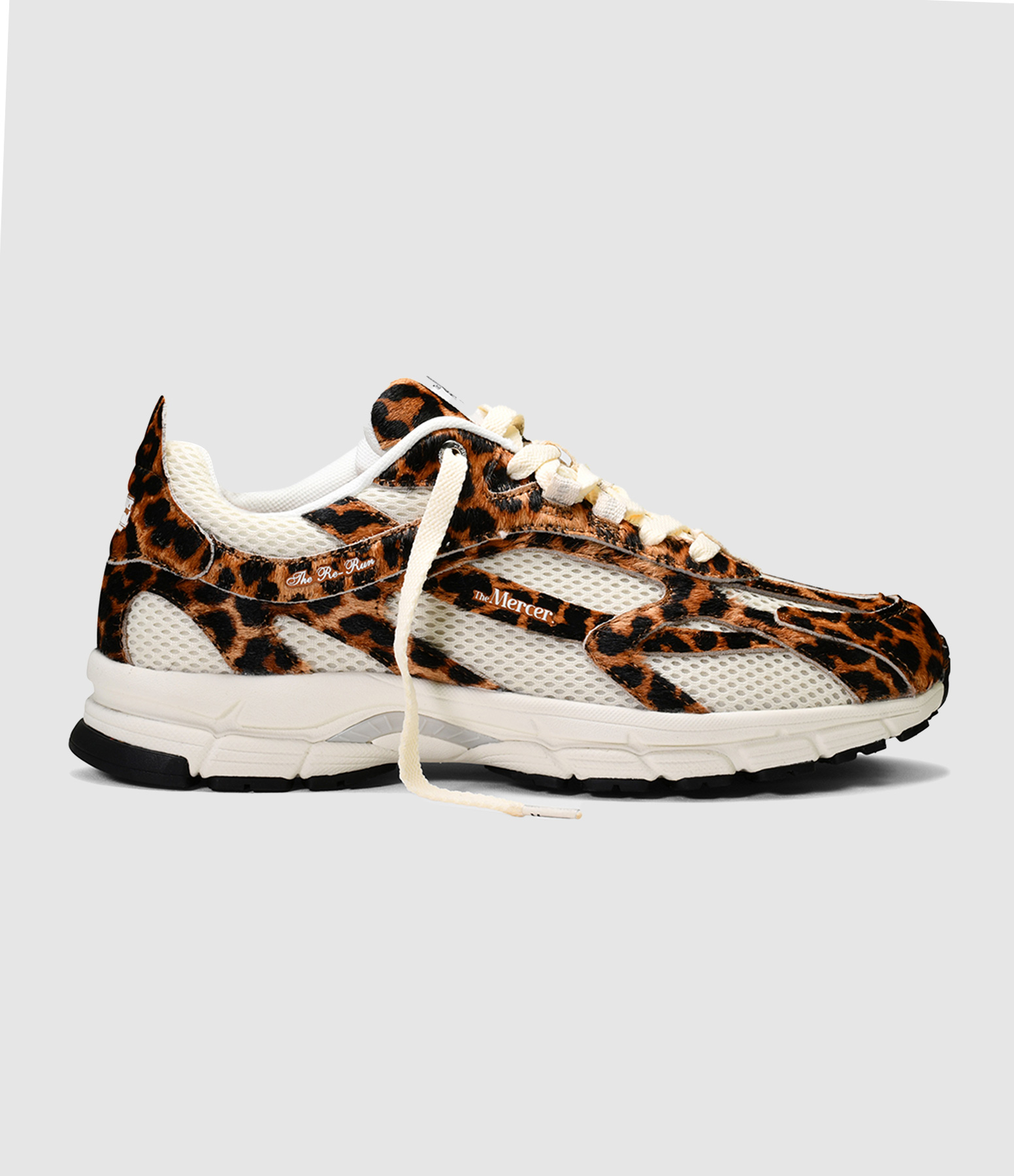 Baskets The Re-Run Leopard Off white